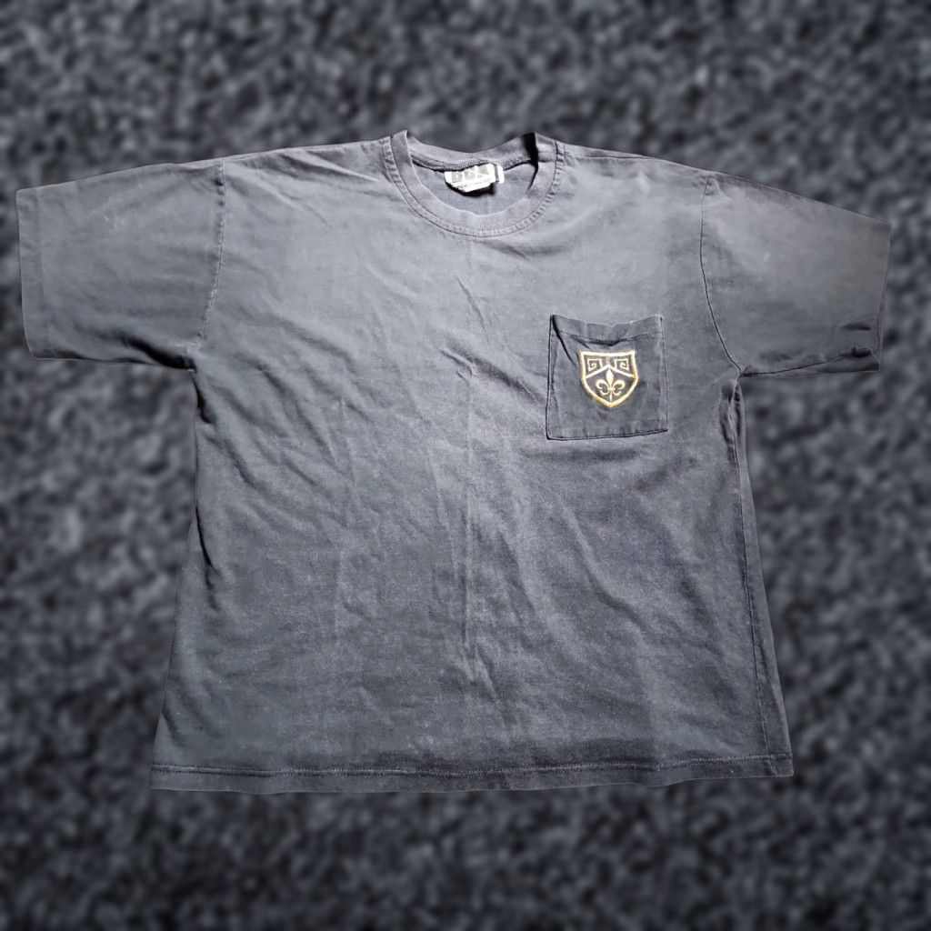 Vintage VINTAGE Box Sportswear Geometric Black Cropped T-Shirt XL 80s Mens Size US XL / EU 56 / 4 - 1 Thumbnail