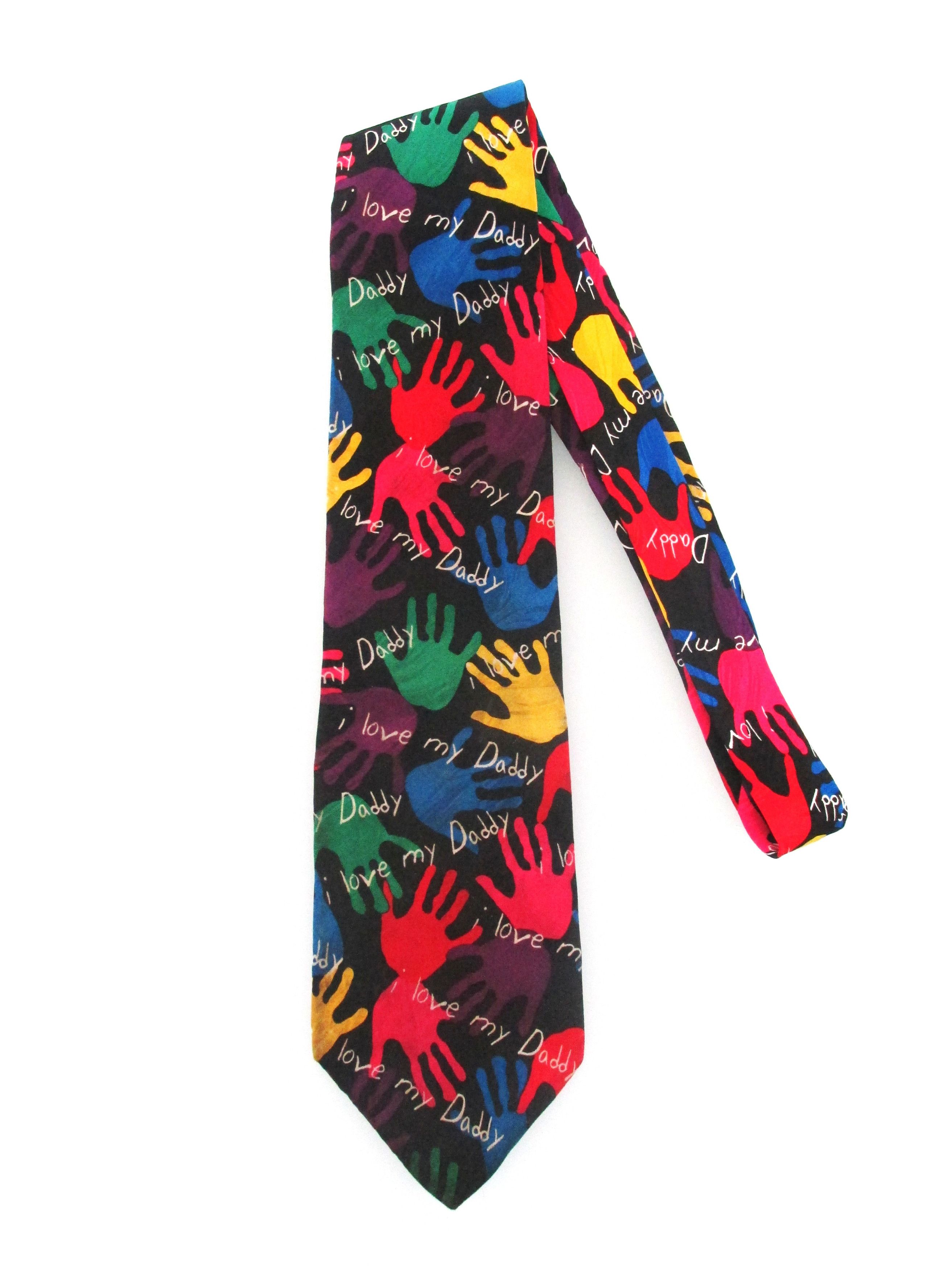 Ralph Marlin I Love My Daddy Men's Silk Tie by Ralph Marlin Size ONE SIZE - 1 Thumbnail