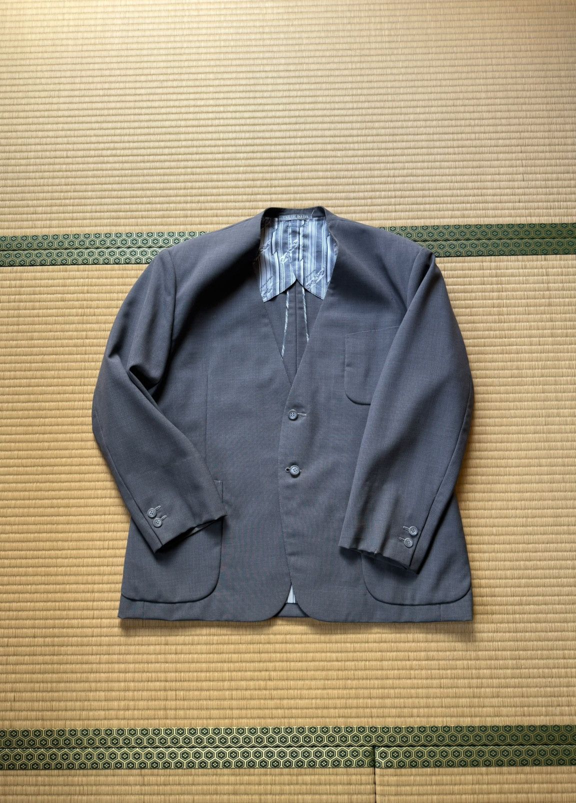 Other Spring&Summer Japanese Jacket Dry-Textured Summer Weight Size 40R - 2 Thumbnail