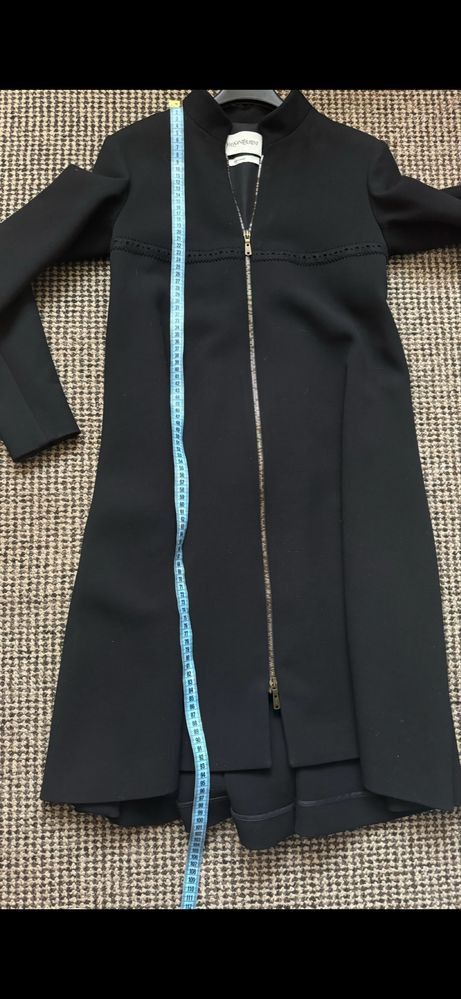 Yves Saint Laurent Yves Saint Laurent Double Zip Wool Coat Size XS / US 0-2 / IT 36-38 - 3 Thumbnail