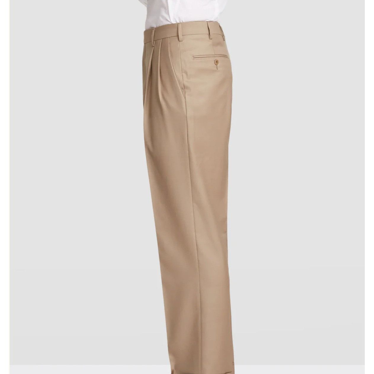 Zanella Zanella $350 Dress Pants Mens Size 33 Bennett Double Pleated Size 34S - 8 Thumbnail