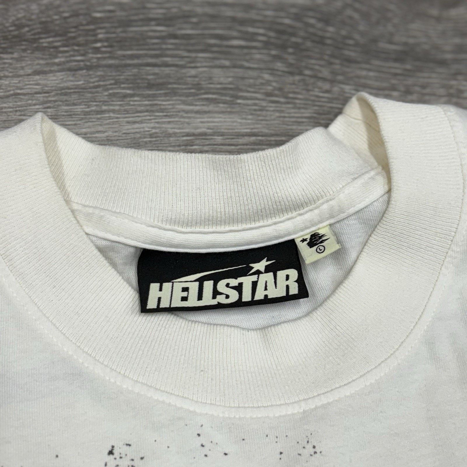 HELLSTAR Hellstar Glitter P2P T-Shirt ' Black ' | NEW! Size US L / EU 52-54 / 3 - 16 Thumbnail