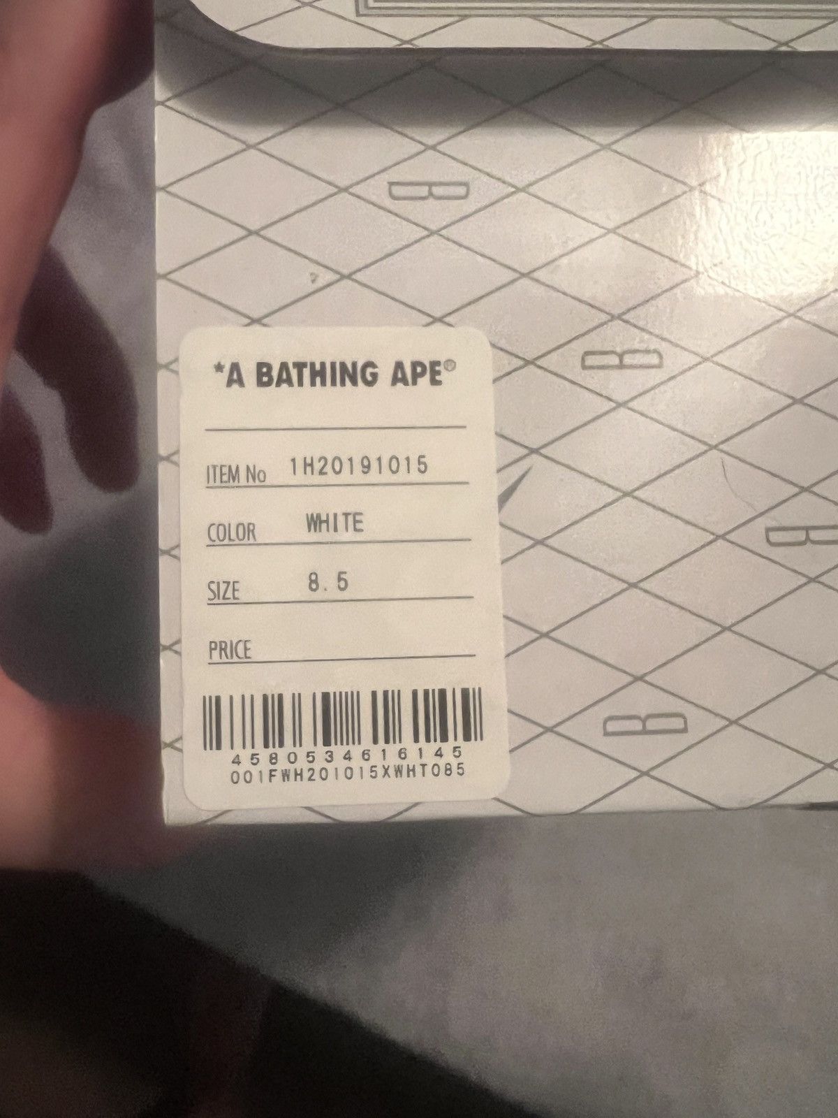 Bape BAPESTA LOW M2 'WHITE BLACK' Size US 8.5 / EU 41-42 - 11 Thumbnail