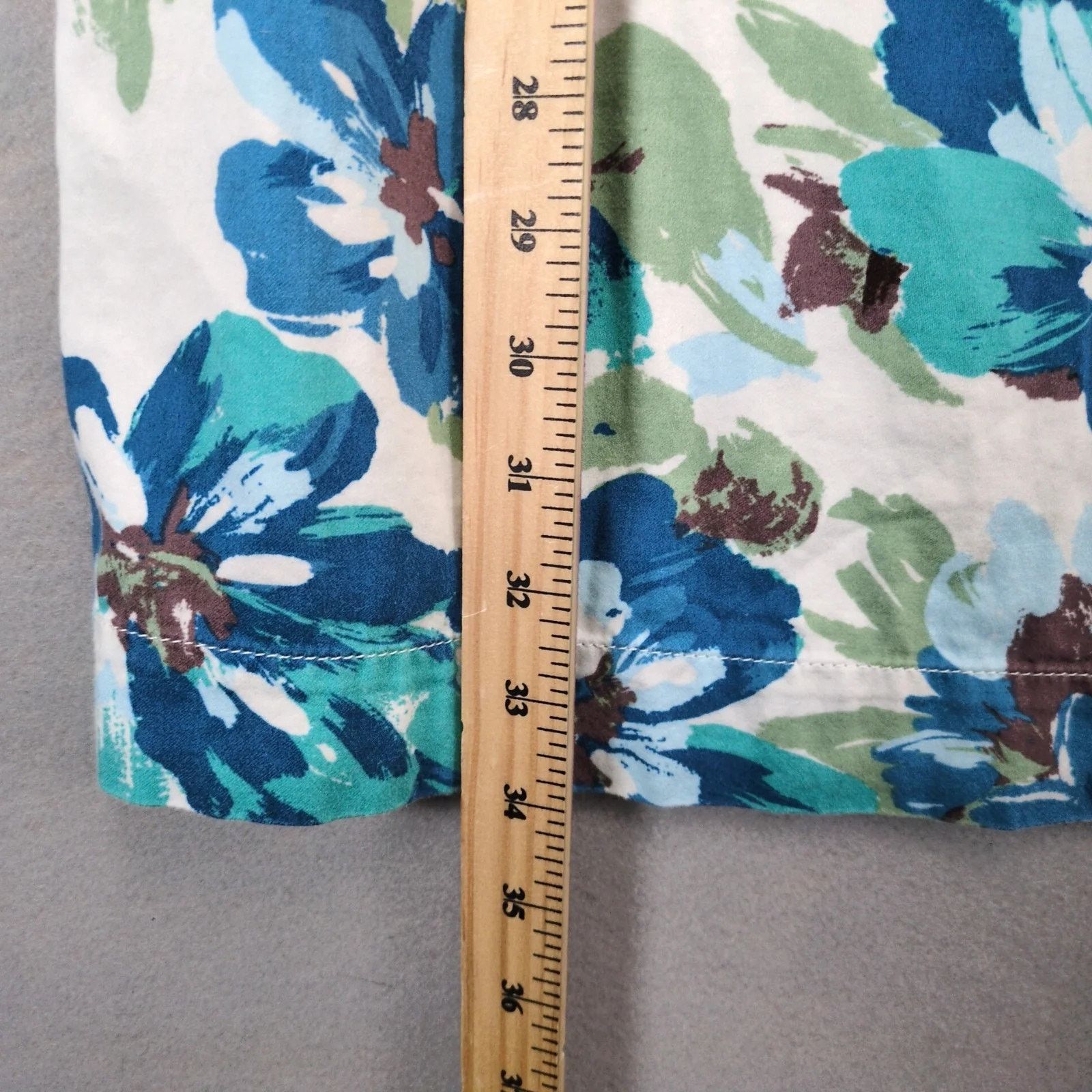 Ann Taylor Ann Taylor Loft Blue Floral Sleeveless Cotton Mini Dress 6 Size M / US 6-8 / IT 42-44 - 7 Thumbnail