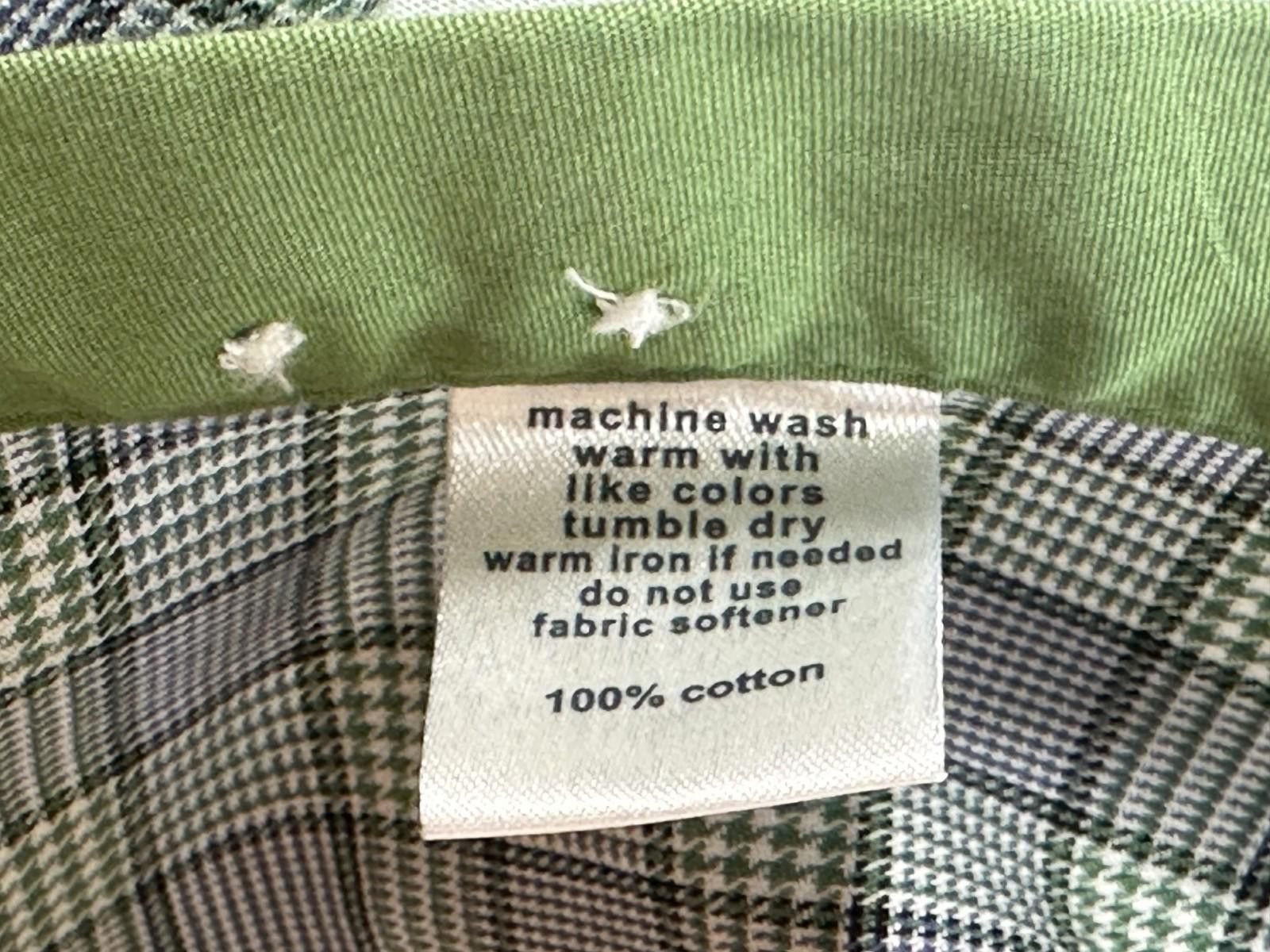 Paul Fredrick Paul Fredrick No Iron 2-Ply Cotton Button Down Green 16.5/36 Size 42R - 4 Thumbnail