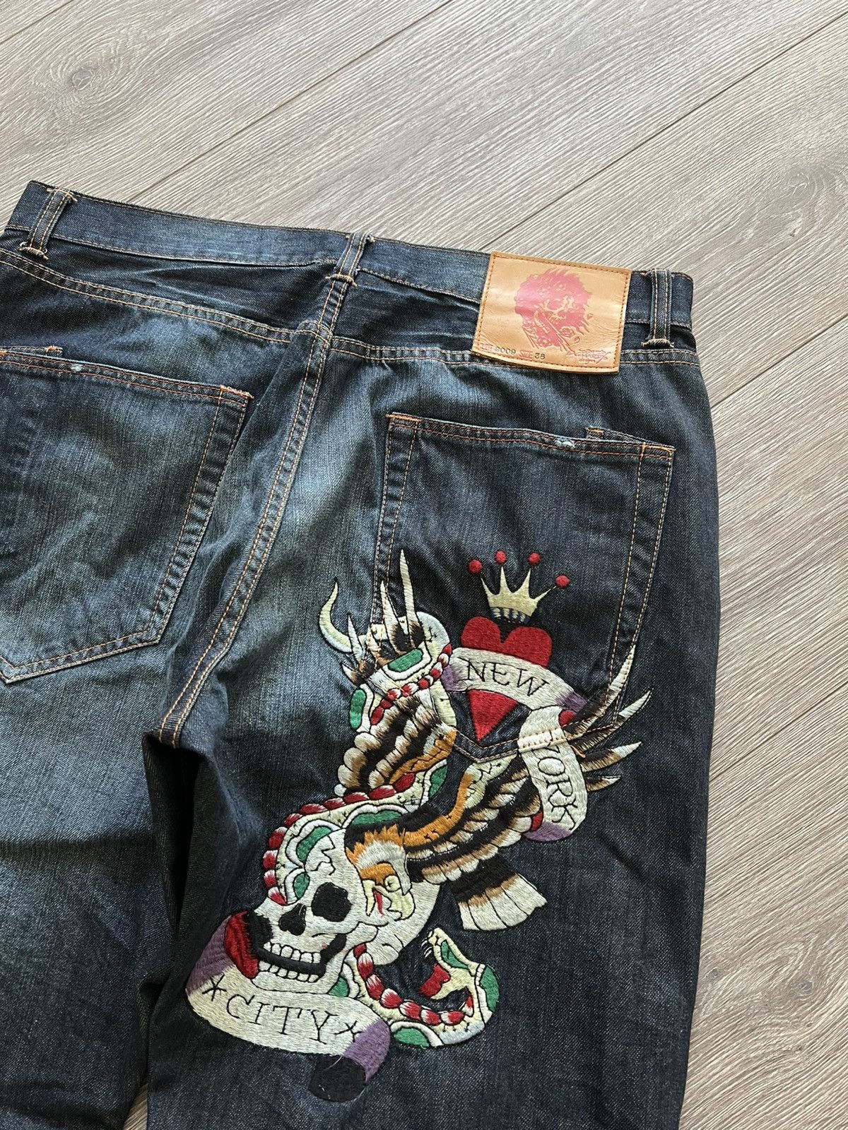 Ed Hardy Vintage Ed Hardy Jeans by Christian Audigier Pants Size US 38 / EU 54 - 3 Thumbnail