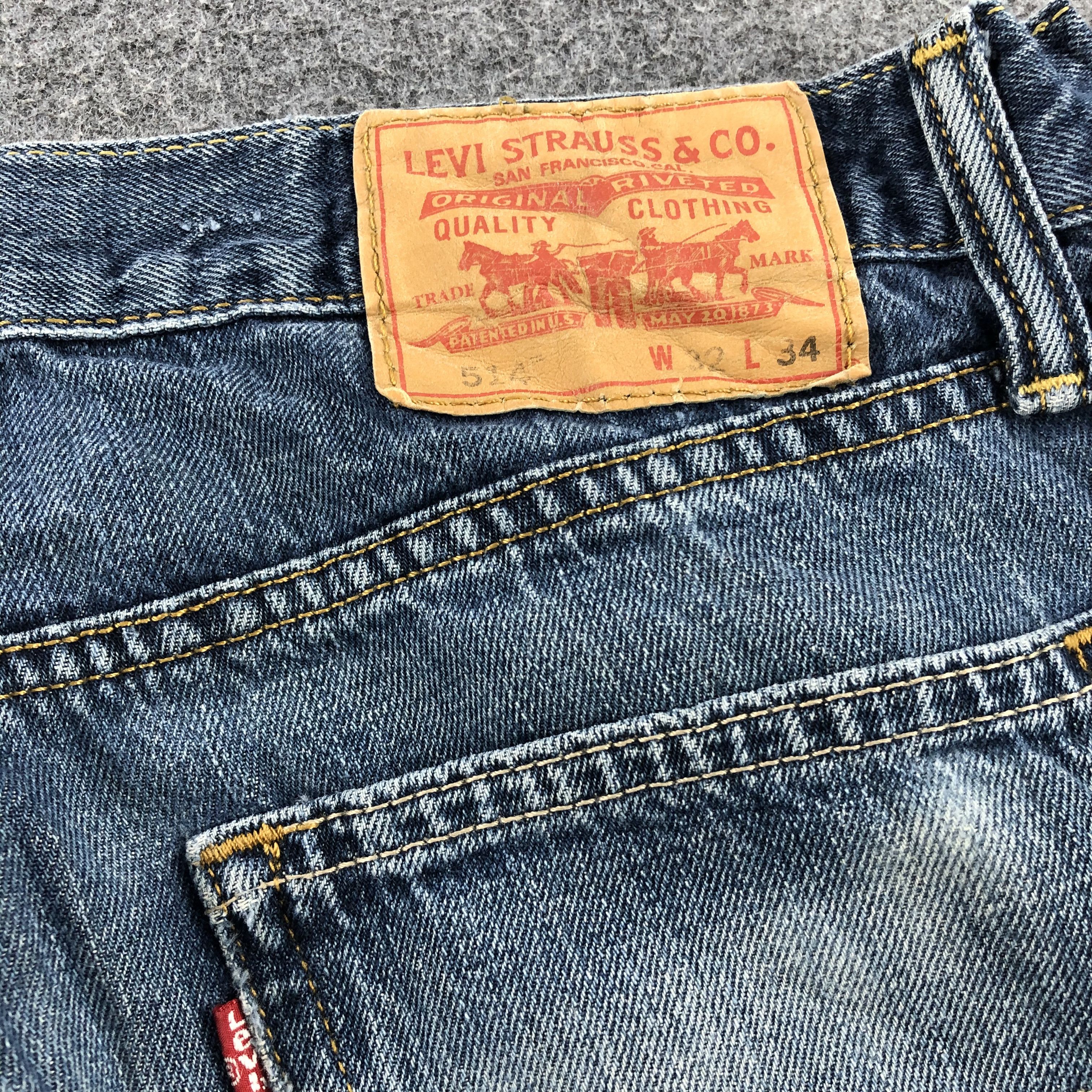 Levi's × Vintage Vintage Blue Wash Levis 514 Jeans-JM1796 Size US 33 - 4 Thumbnail