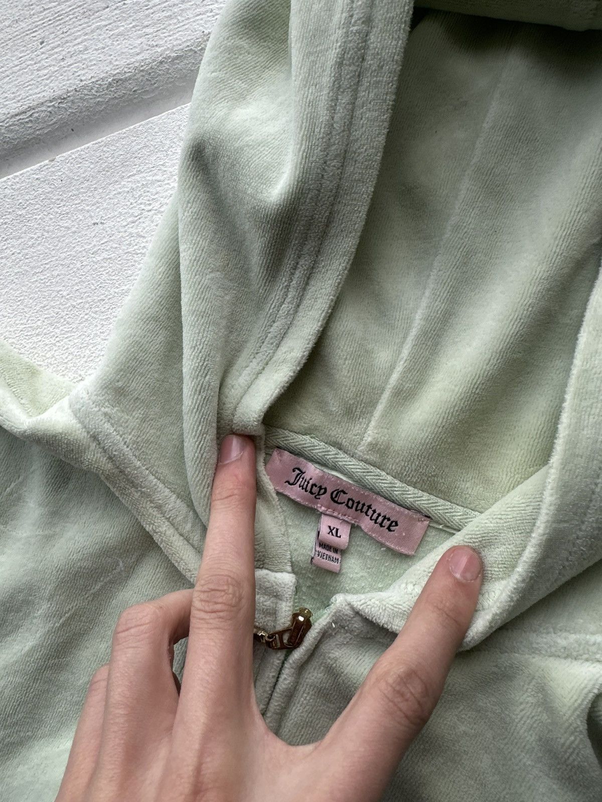 Vintage 🚨Vintage JUICY COUTURE ZIP HOODIE LOGO 90s RARE Y2K Size XL / US 12-14 / IT 48-50 - 16 Thumbnail