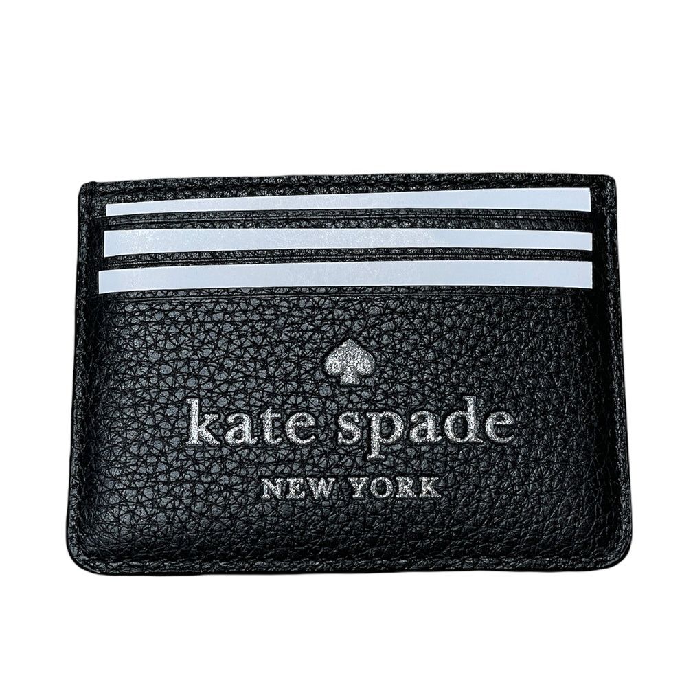 Kate Spade Kate Spade glitter on small slim card holder Rose Smoke Size ONE SIZE - 1 Thumbnail
