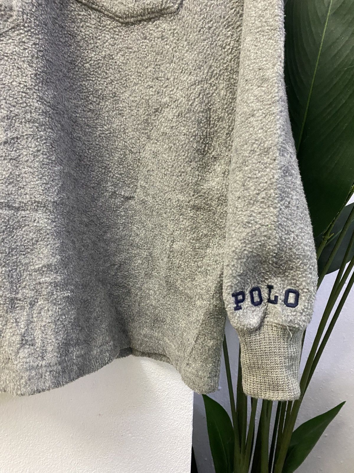 Polo Ralph Lauren × Ralph Lauren × Vintage Vintage Polo Sport Ralph Lauren Collared Fleece Sweatshirt Size US M / EU 48-50 / 2 - 7 Thumbnail