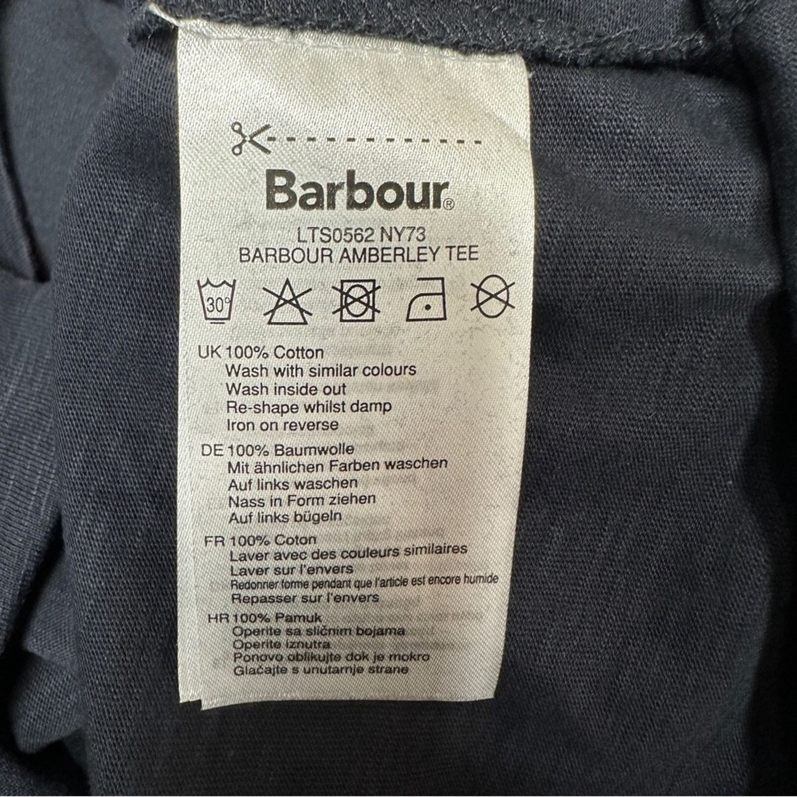 Barbour Barbour Coast To Country Amberley Embroidered Tee in Navy Size M / US 6-8 / IT 42-44 - 8 Thumbnail