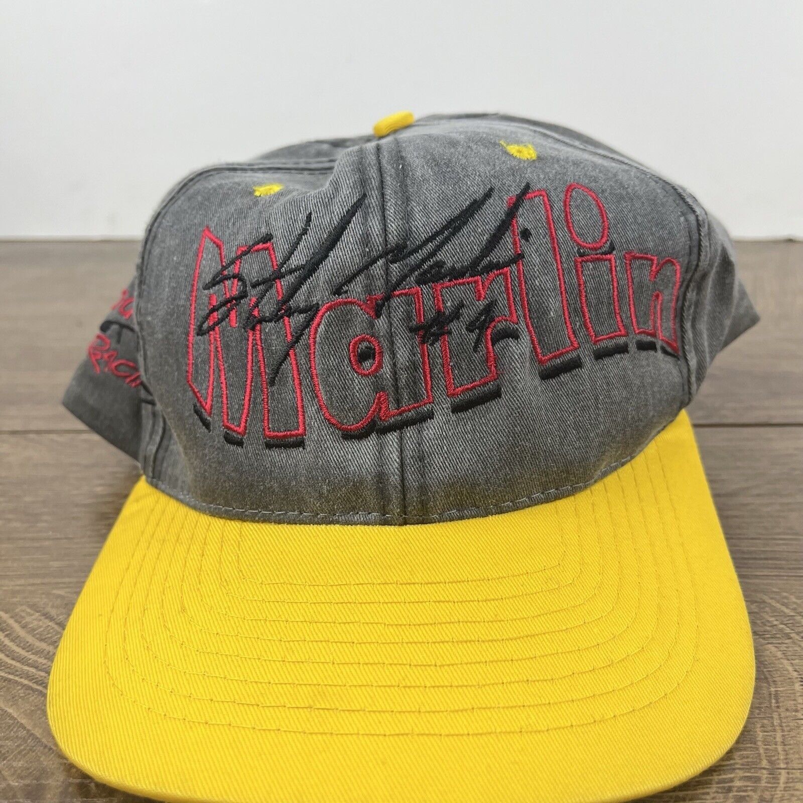 Other Sterling Martin Hat NASCAR Racing Gray Hat Adjustable Gray A Size ONE SIZE - 7 Thumbnail