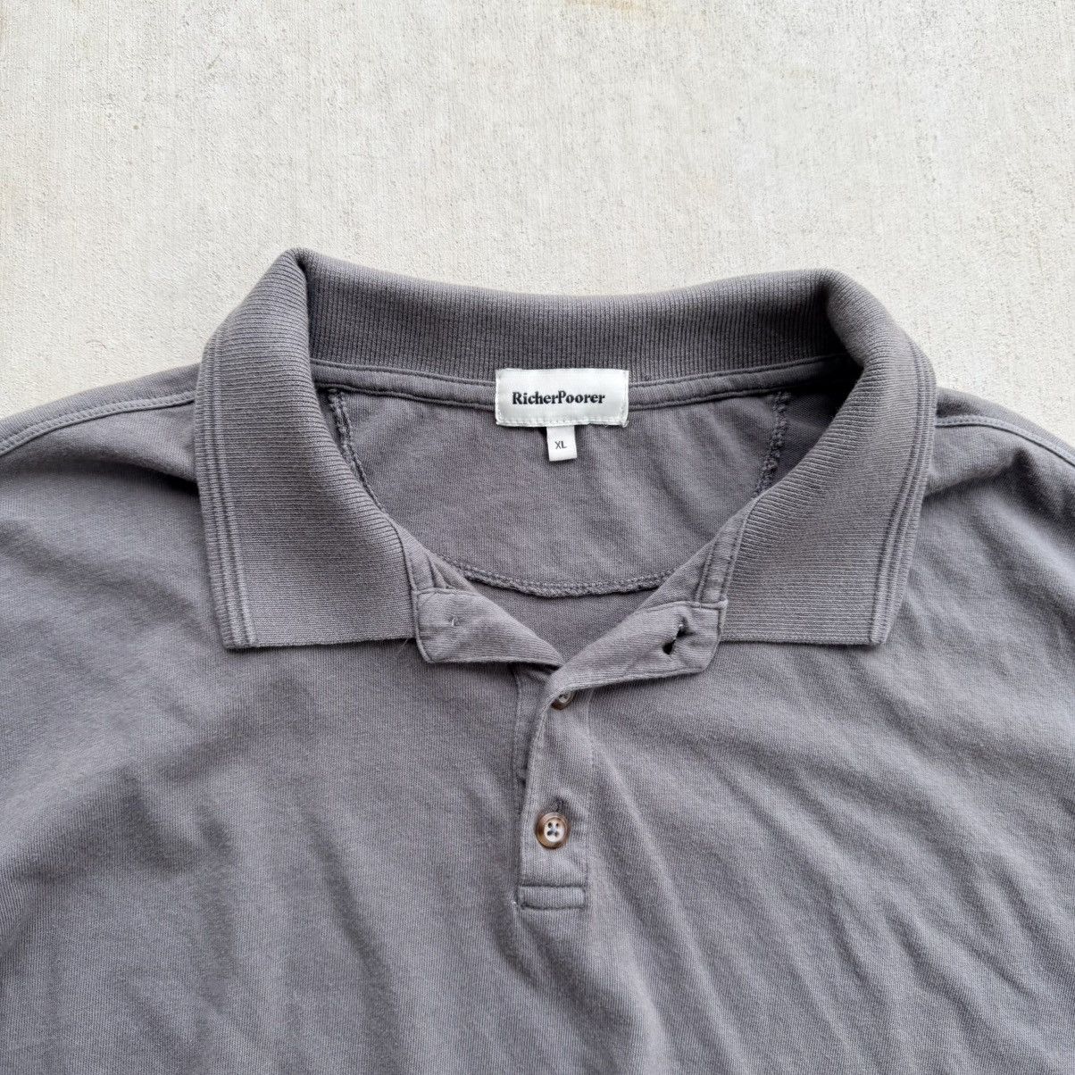 Richer Poorer Richer Poorer Polo Shirt Mens XL Gray Short Sleeve Popover Size US XL / EU 56 / 4 - 2 Thumbnail