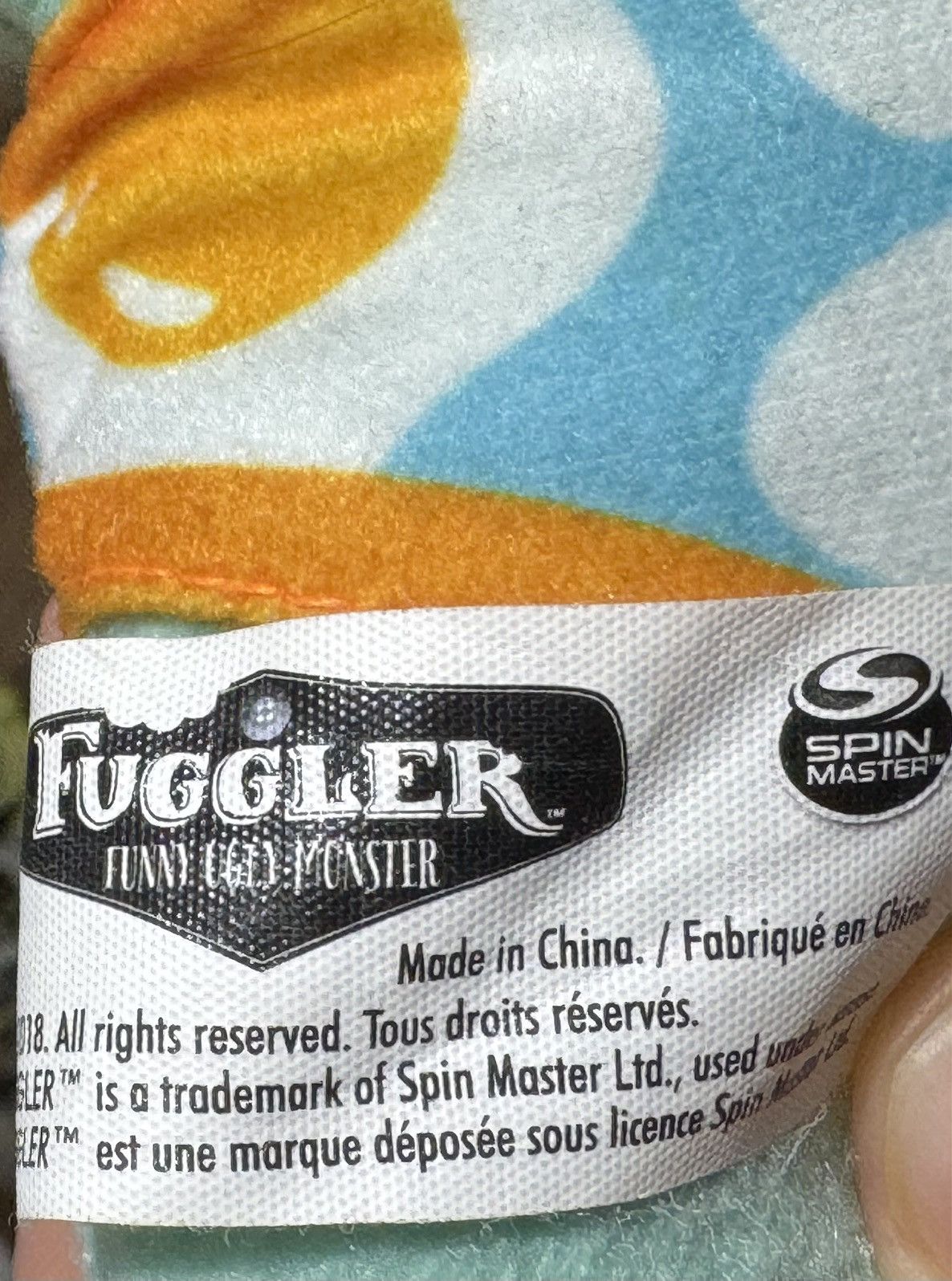 Vintage Fuggler Mint Monster Plush Toy Size ONE SIZE - 5 Thumbnail
