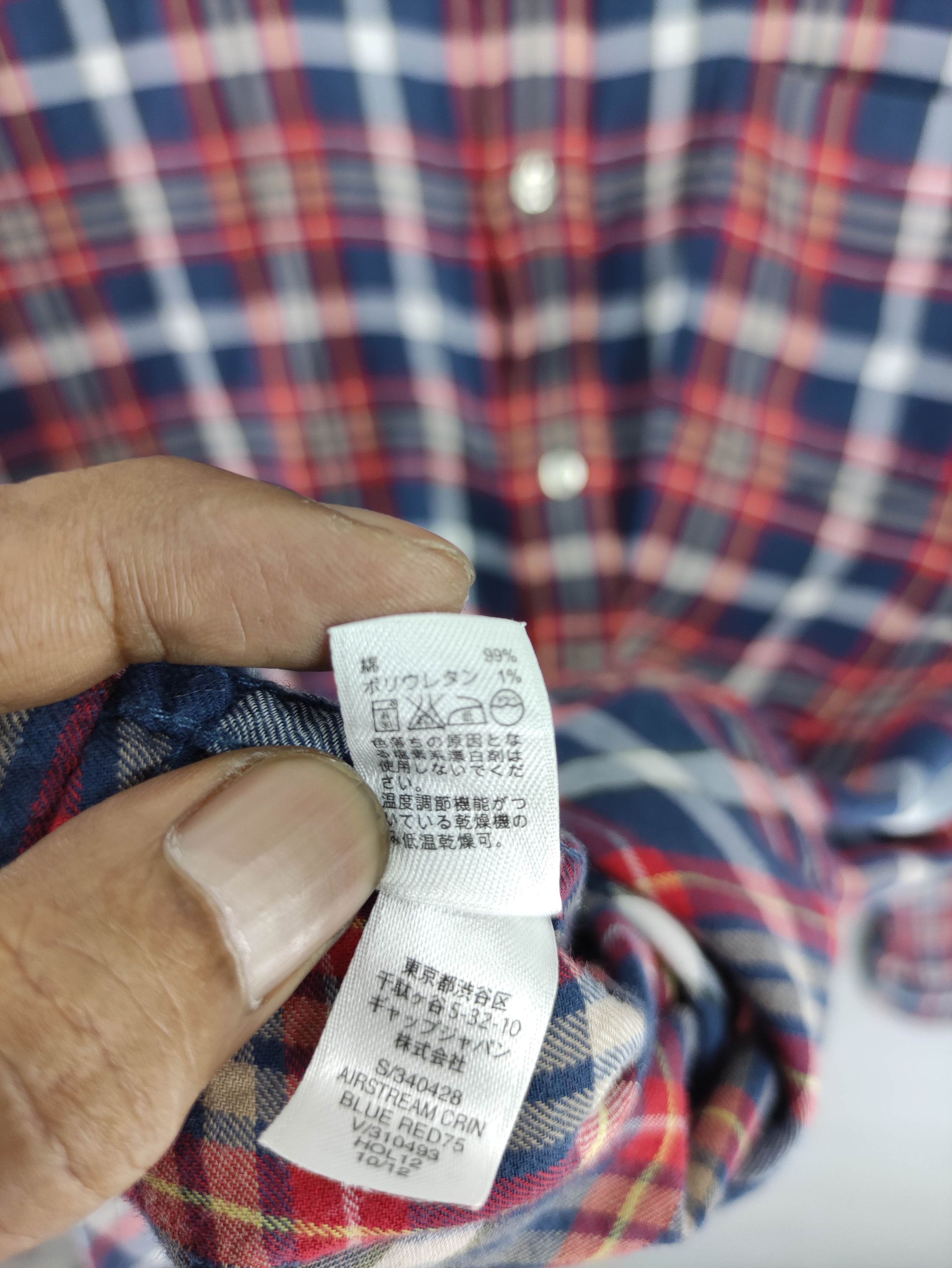 Gap Vintage Gap Flannel Long Sleeve Shirt Button Up Size US L / EU 52-54 / 3 - 4 Thumbnail