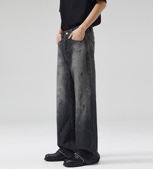 Vintage High street vintage American baggy distressed flared jeans Size US 32 / EU 48 - 3 Thumbnail