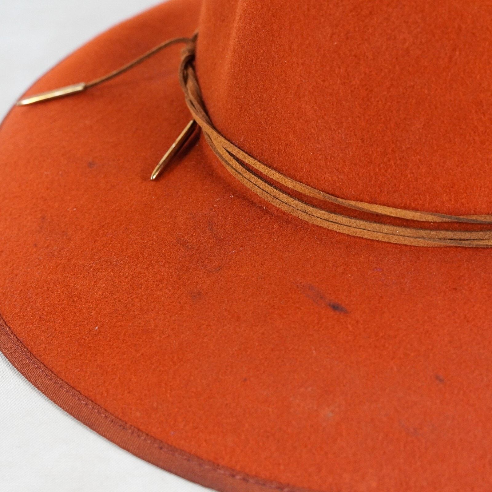Other Boho Wide Brim Fedora Hat Western Cowboy Bucket Cap Sunhat Size ONE SIZE - 5 Thumbnail