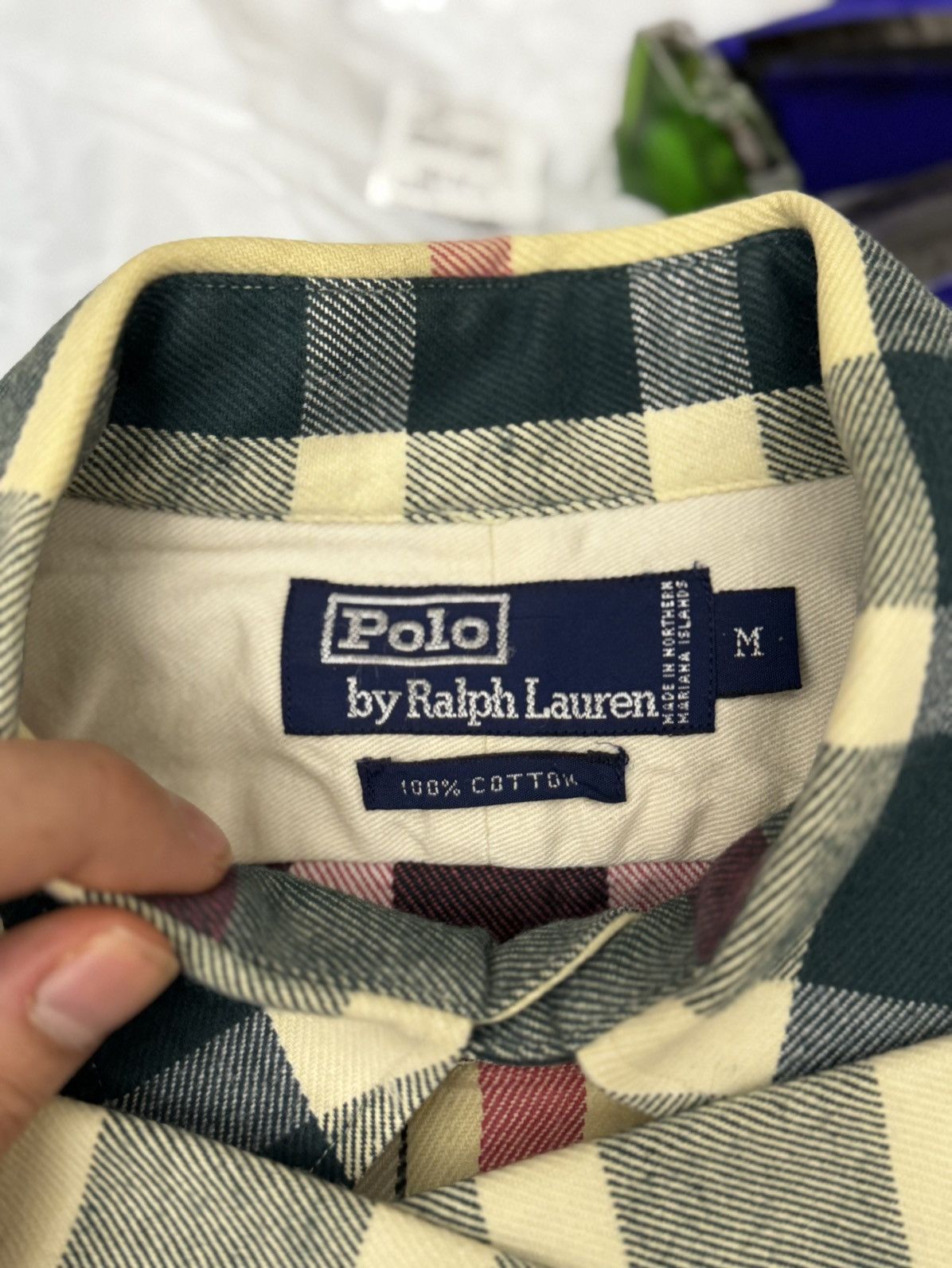 Polo Ralph Lauren Vintage Ralph Lauren Nova Check Long-Sleeved Shirt Size US M / EU 48-50 / 2 - 2 Thumbnail