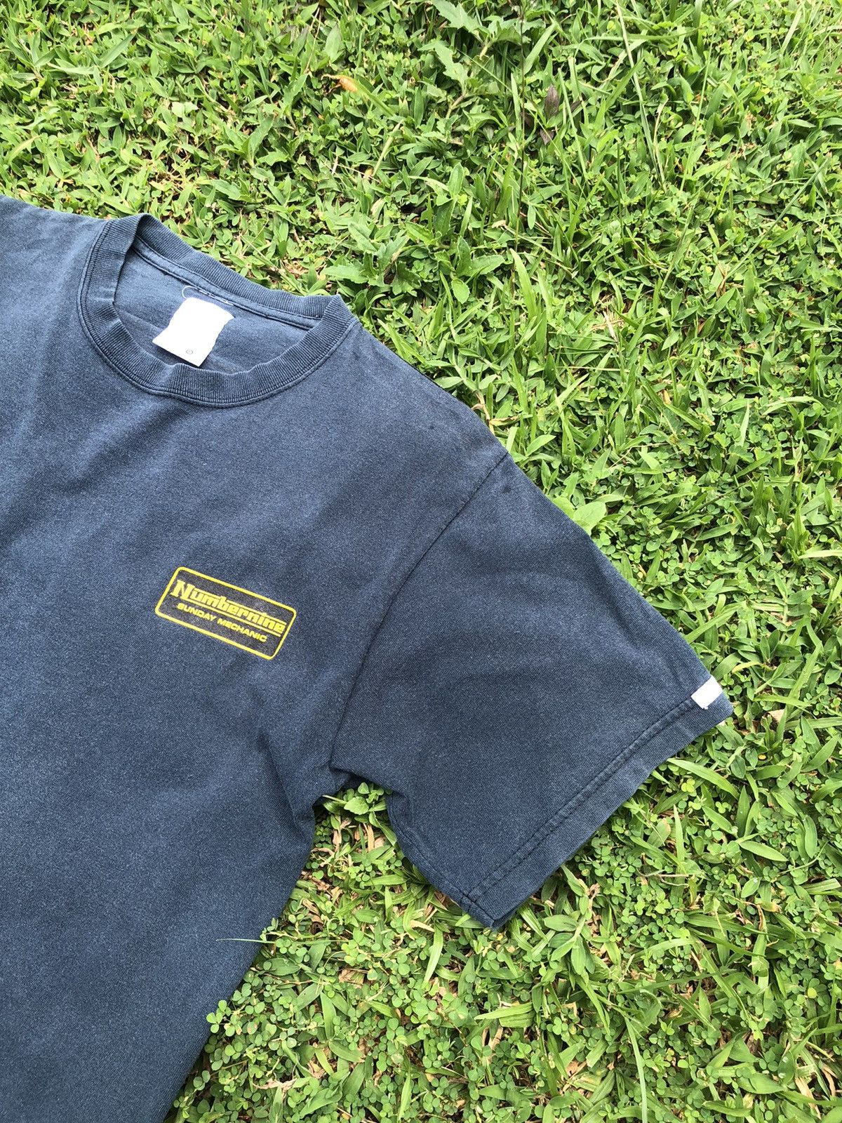 Number (N)ine Vintage Japanese Brand AW00 Number Nine Sunday Mechanic Tee Size US M / EU 48-50 / 2 - 7 Thumbnail