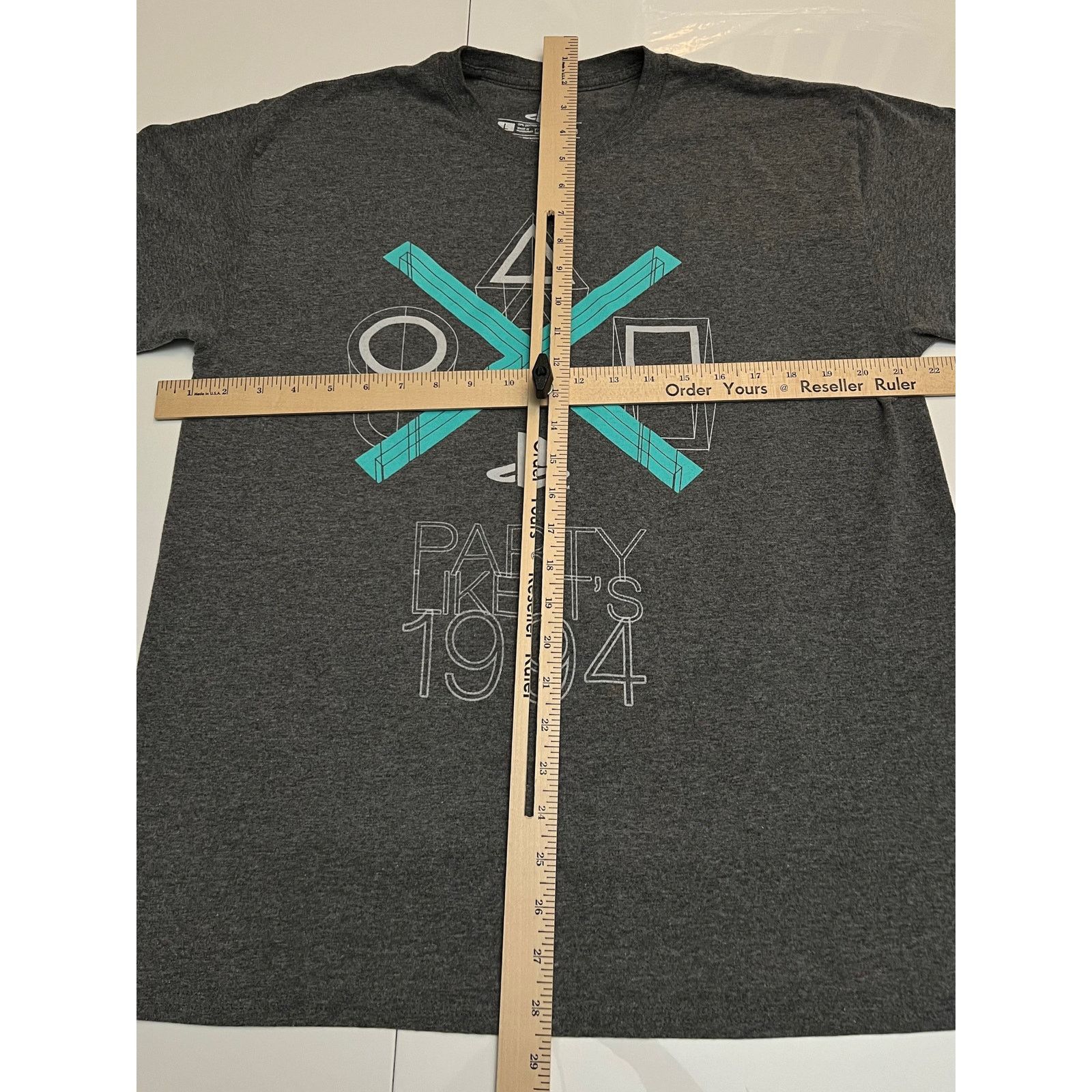 Playstation Sony PlayStation Party Like It’s 1994 T-Shirt Gray Size US L / EU 52-54 / 3 - 8 Thumbnail