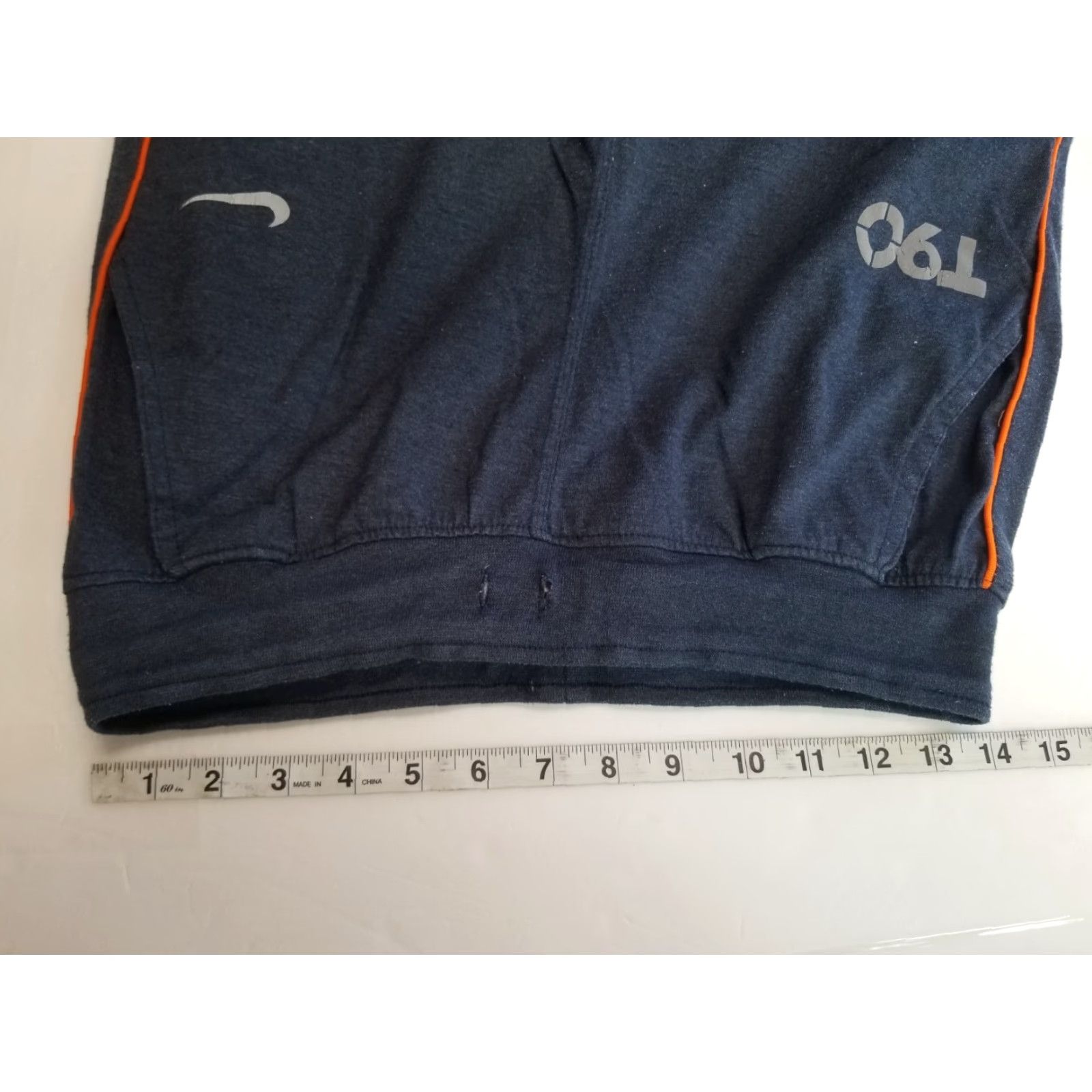 Nike Nike T90 Y2K Sweatpants Mens XL Blue Gray Activewear Pants See Measurements No Drawstring Size US 36 / EU 52 - 3 Thumbnail