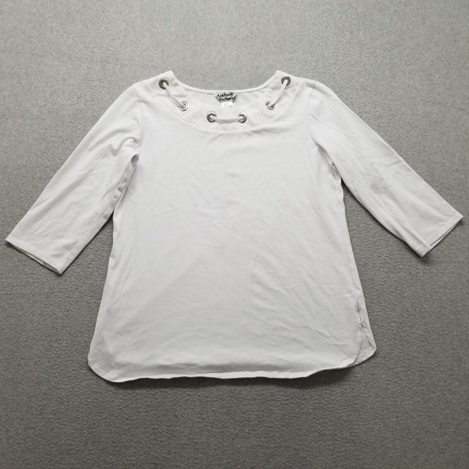 Other Anthony Richards Shirt Womens Large White Long Sleeve Size L / US 10 / IT 46 - 1 Thumbnail