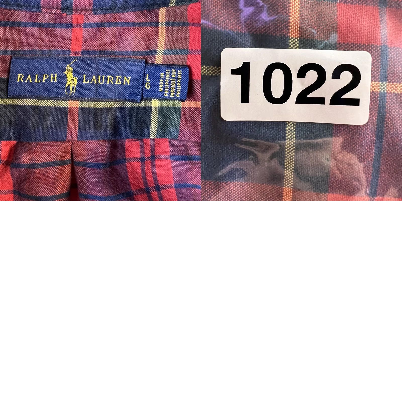 Polo Ralph Lauren VINTAGE Polo Ralph Lauren Shirt Mens L Red Plaid Button-Up Military Preppy Size US L / EU 52-54 / 3 - 8 Thumbnail