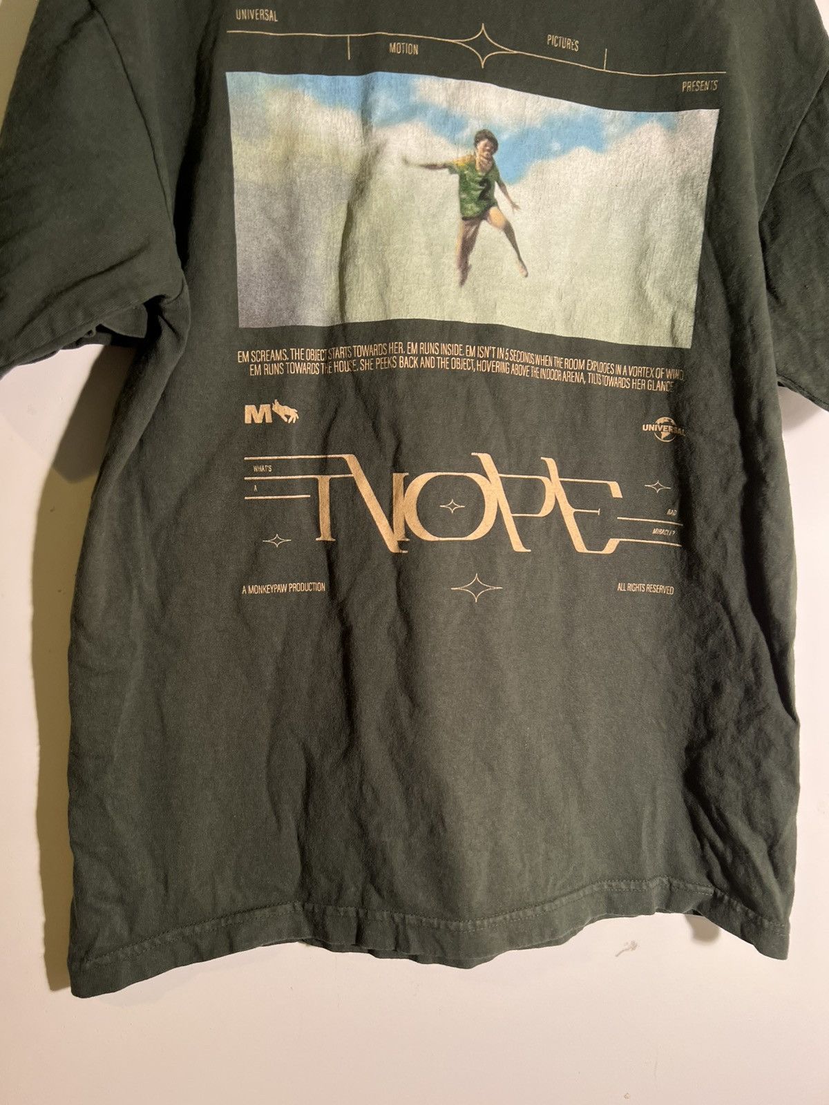 Vintage NOPE Jordan Peele Alien Sci-Fi Movie Retro Streetwear Shirt Size US S / EU 44-46 / 1 - 3 Thumbnail