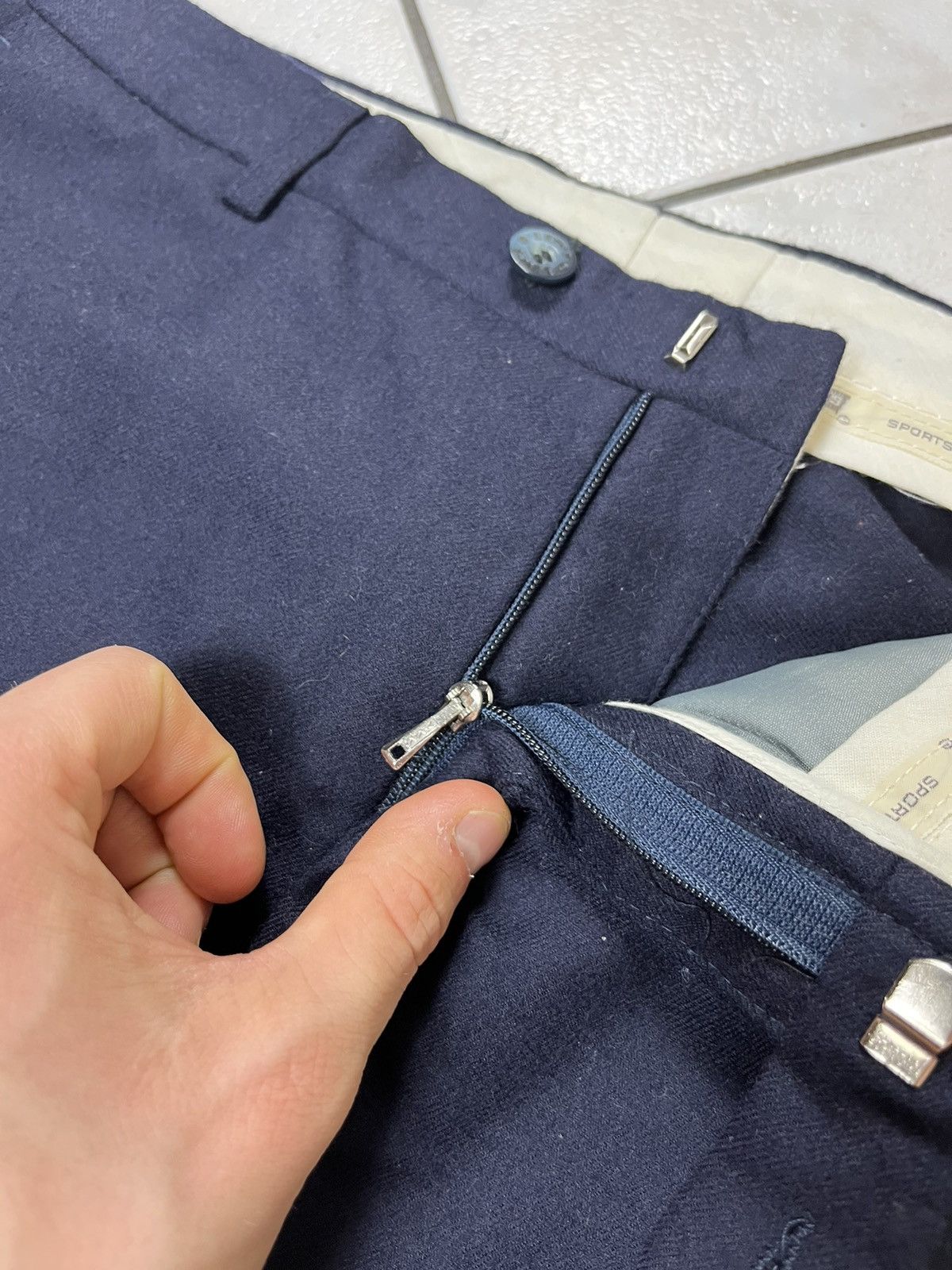 Levi's × Levi's Vintage Clothing × Vintage Vintage Levi’s 70s wool crease classic pants casual trousers Size US 34 / EU 50 - 13 Thumbnail