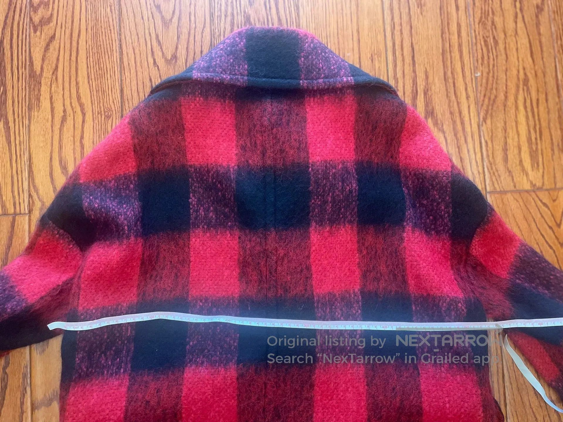 Valentino Valentino Red Plaid Short Coat. Size US M / EU 48-50 / 2 - 7 Thumbnail