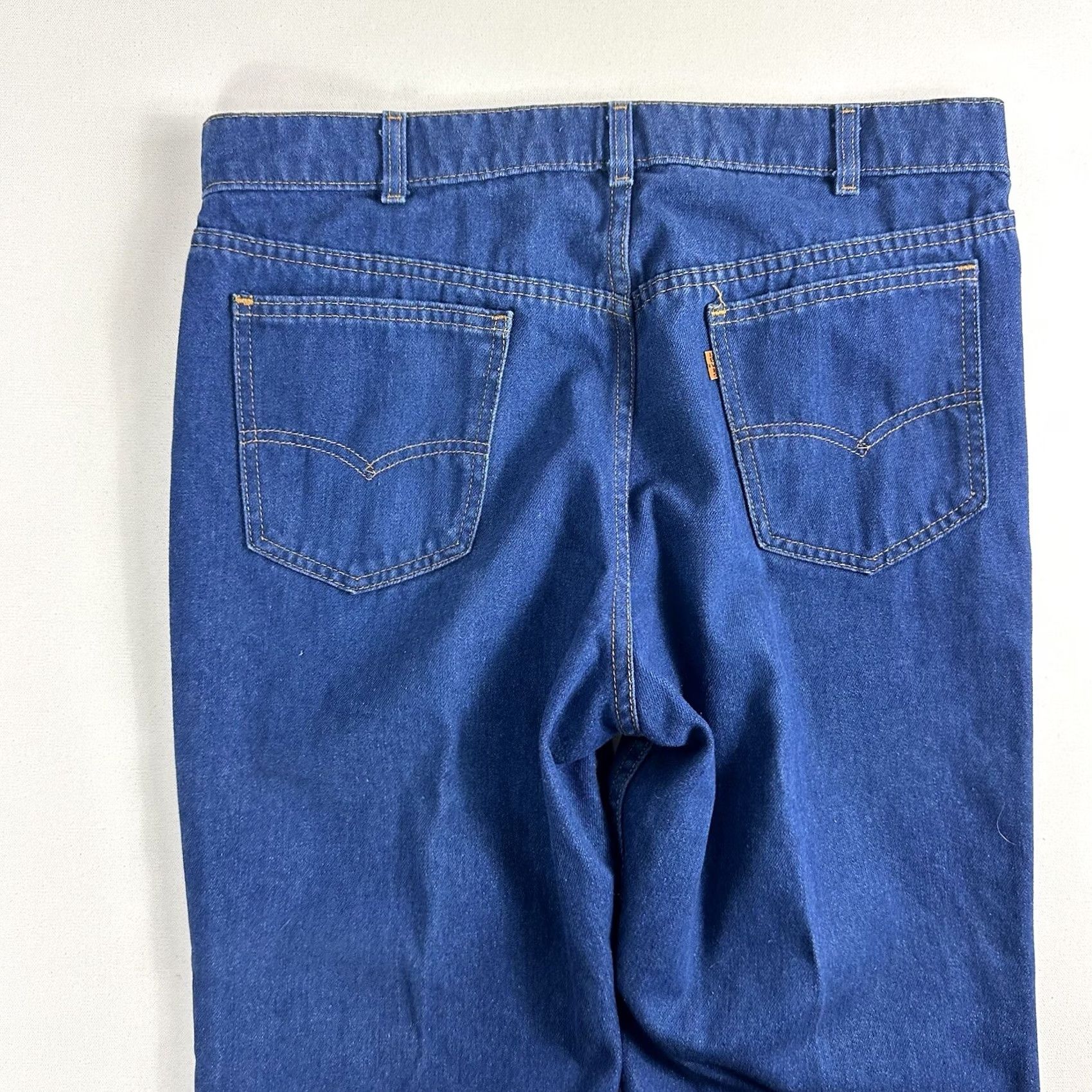 Levi's VINTAGE Levi’s Jean Mens Size 36x31 Blue Orange Tab 80s 1984 Skosh More Room Size US 36 / EU 52 - 6 Thumbnail