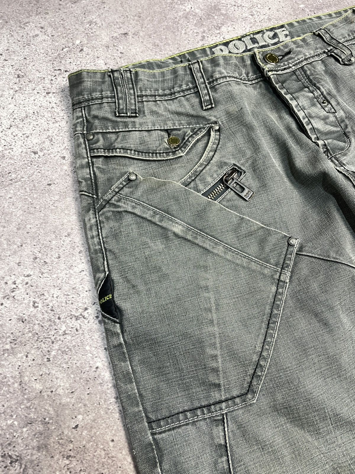 Vintage Vintage Distressed Y2K Police Cargo Jeans Pants Size US 34 / EU 50 - 9 Thumbnail