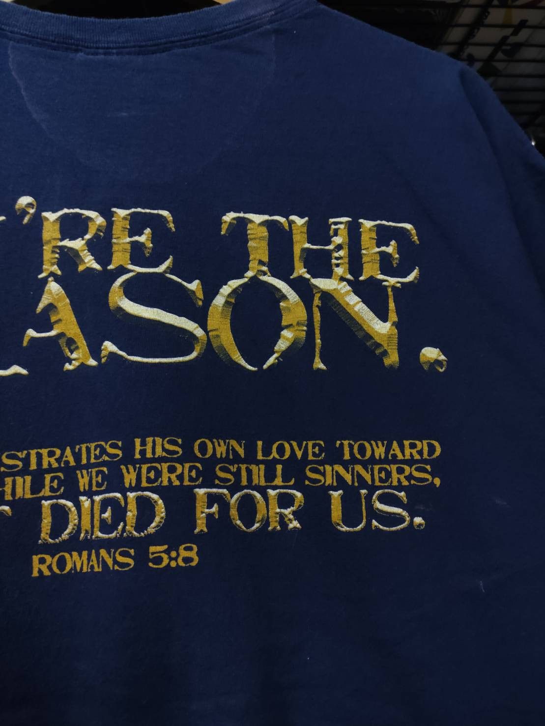 Vintage Vtg 00's Jesus Died For A Reason T-Shirt Size US XXL / EU 58 / 5 - 10 Thumbnail