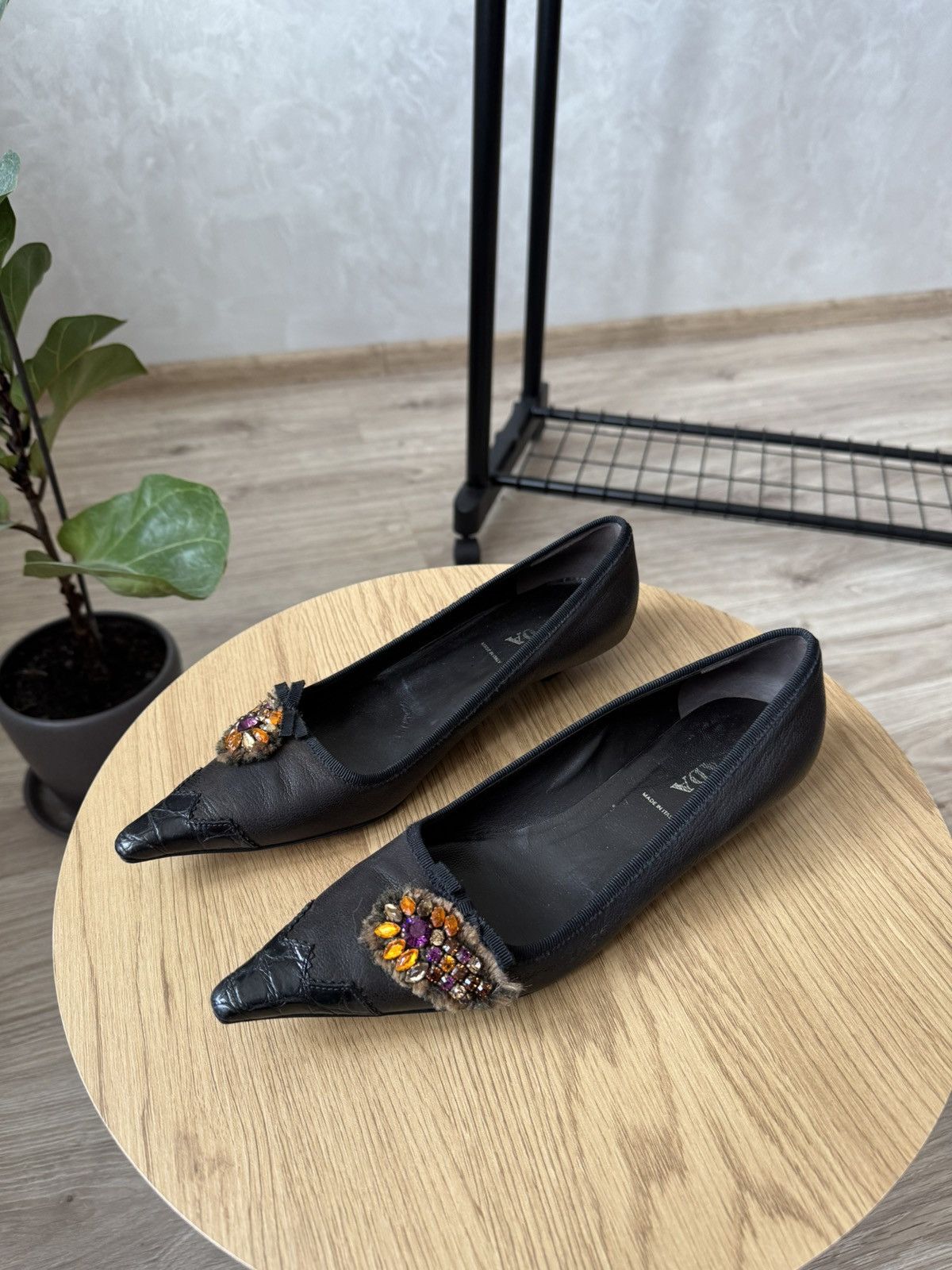 Prada Vintage Y2K Prada Leather Kitten Heels Size US 7.5 / IT 37.5 - 2 Thumbnail