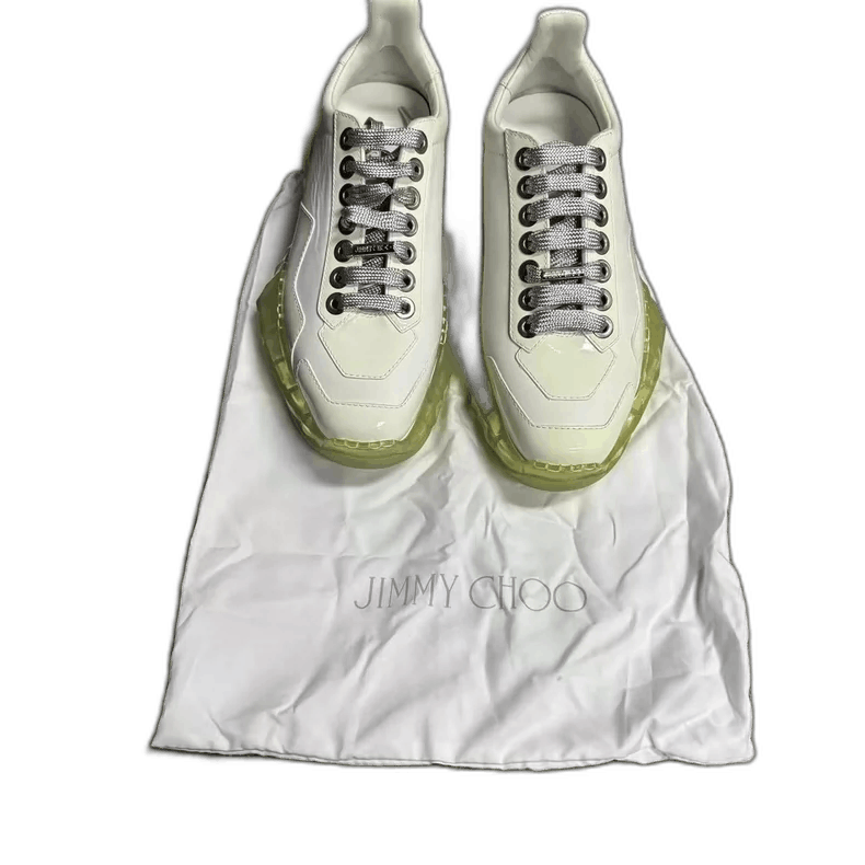 Jimmy Choo Jimmy Choo Silver Low Top Casual Shoes Size US 6.5 / EU 39-40 - 1 Thumbnail