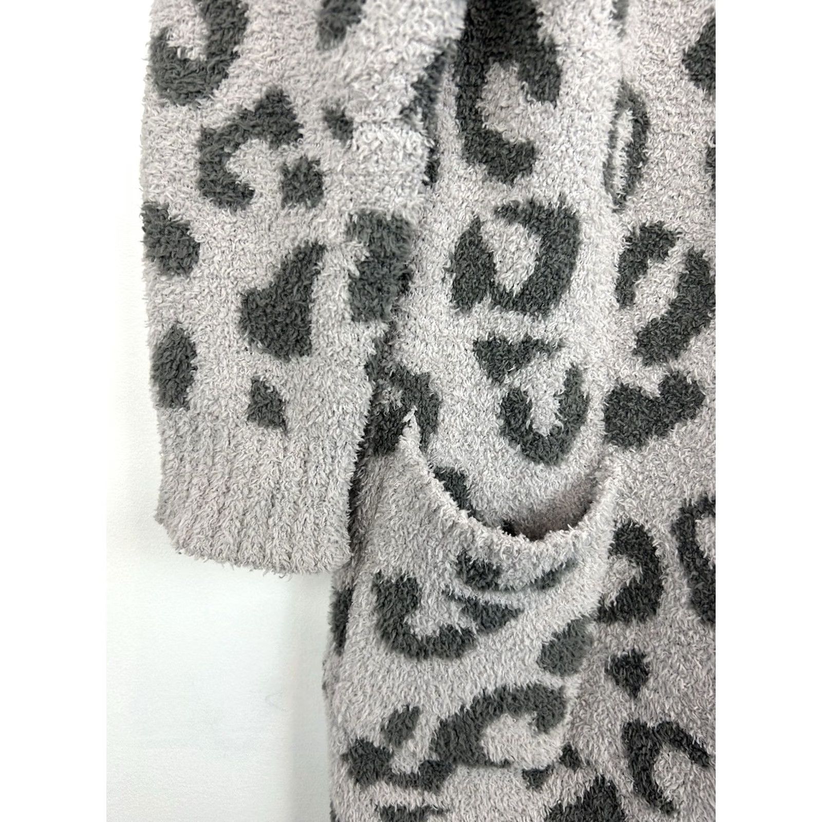 Vintage Altar'd State Cardigan Sweater Womens S Animal Print Open Front Oversized Pockets Altard State Size S / US 4 / IT 40 - 4 Thumbnail