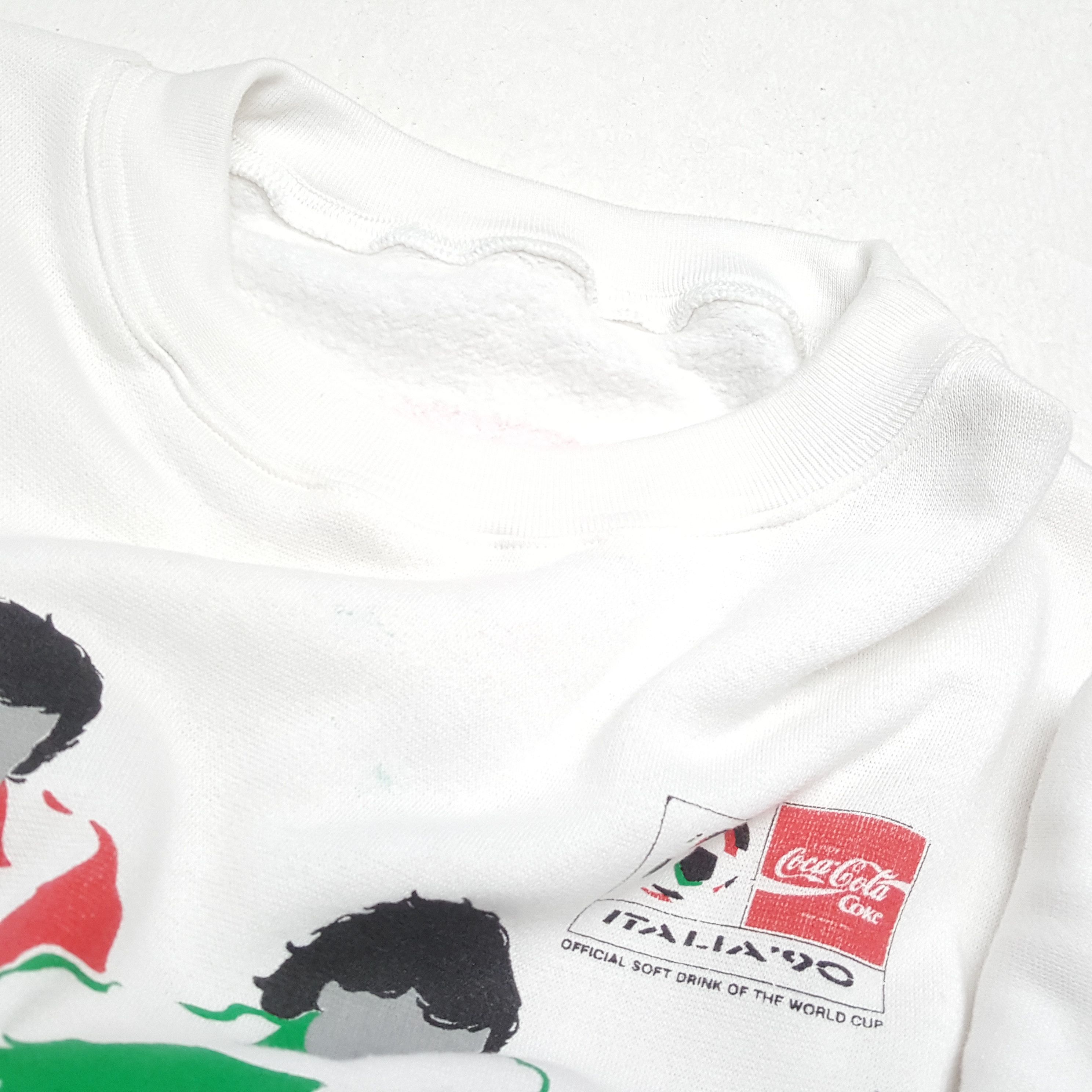 Coca Cola × Vintage COCA COLA WORLD CUP ITALIA 1990 Vintage Sweatshirt Size US XL / EU 56 / 4 - 10 Thumbnail