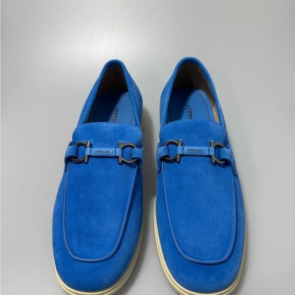 Salvatore Ferragamo Ferragamo Cosimo Loafers Azur Blue Men’s Size 10 Size US 10 / EU 43 - 3 Thumbnail