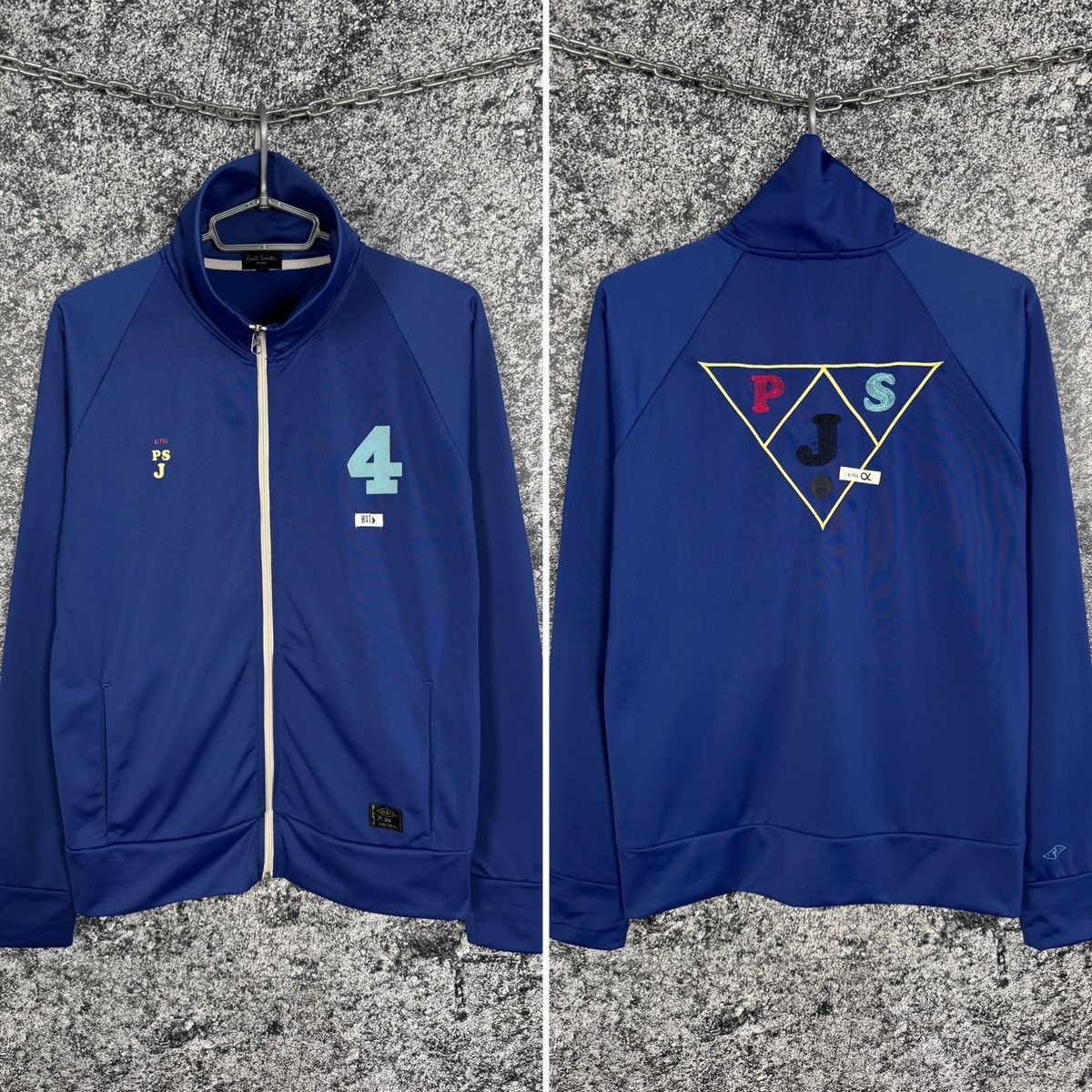 Paul Smith Paul Smith Zip Up Track Jacket Alpha Pullover Big Logo Sz L Size US L / EU 52-54 / 3 - 1 Thumbnail