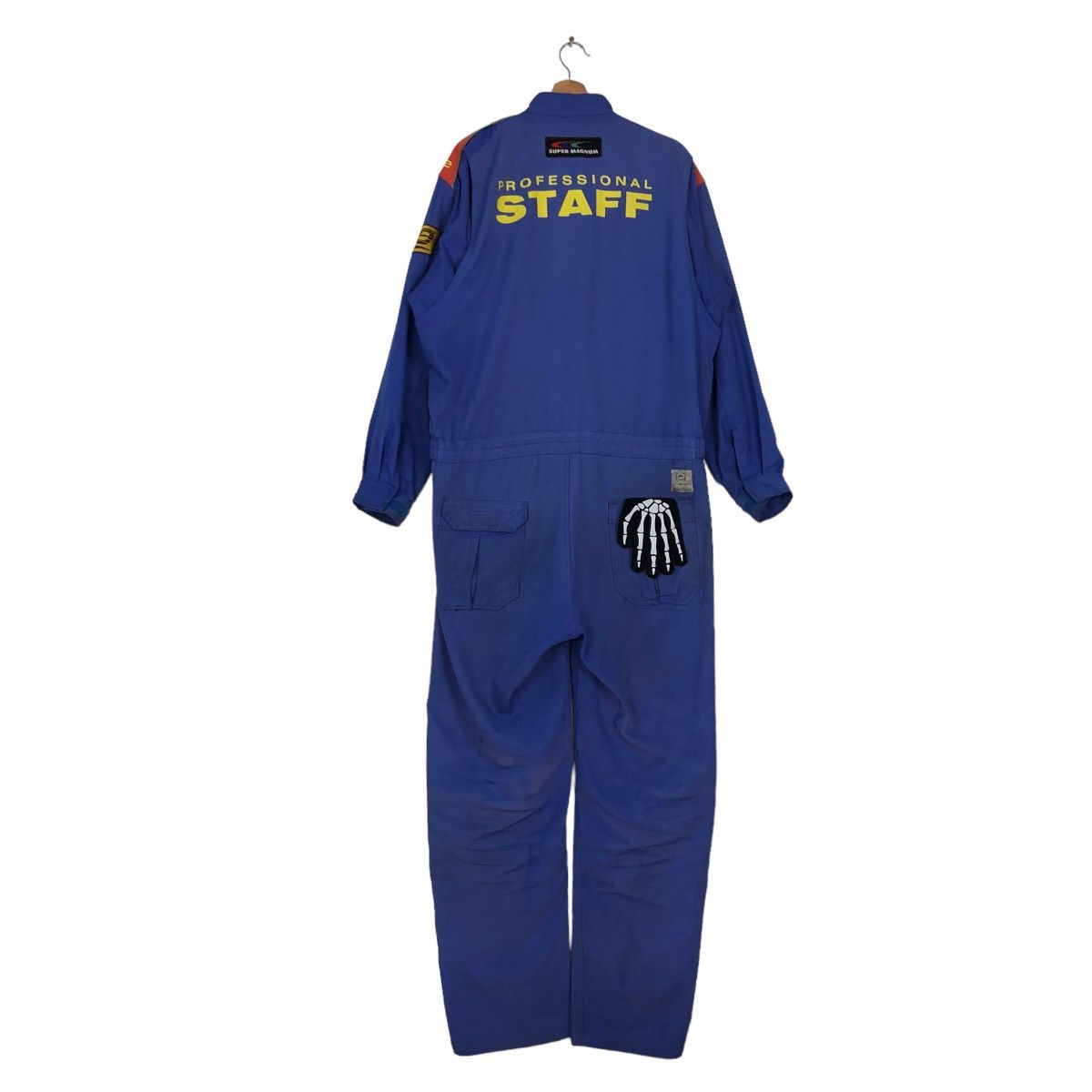 Japanese Brand 🔥90’s VINTAGE COVERALL WORK RACING WEAR COSMO OIL BIG LOGO Size US 42 / EU 58 - 6 Thumbnail