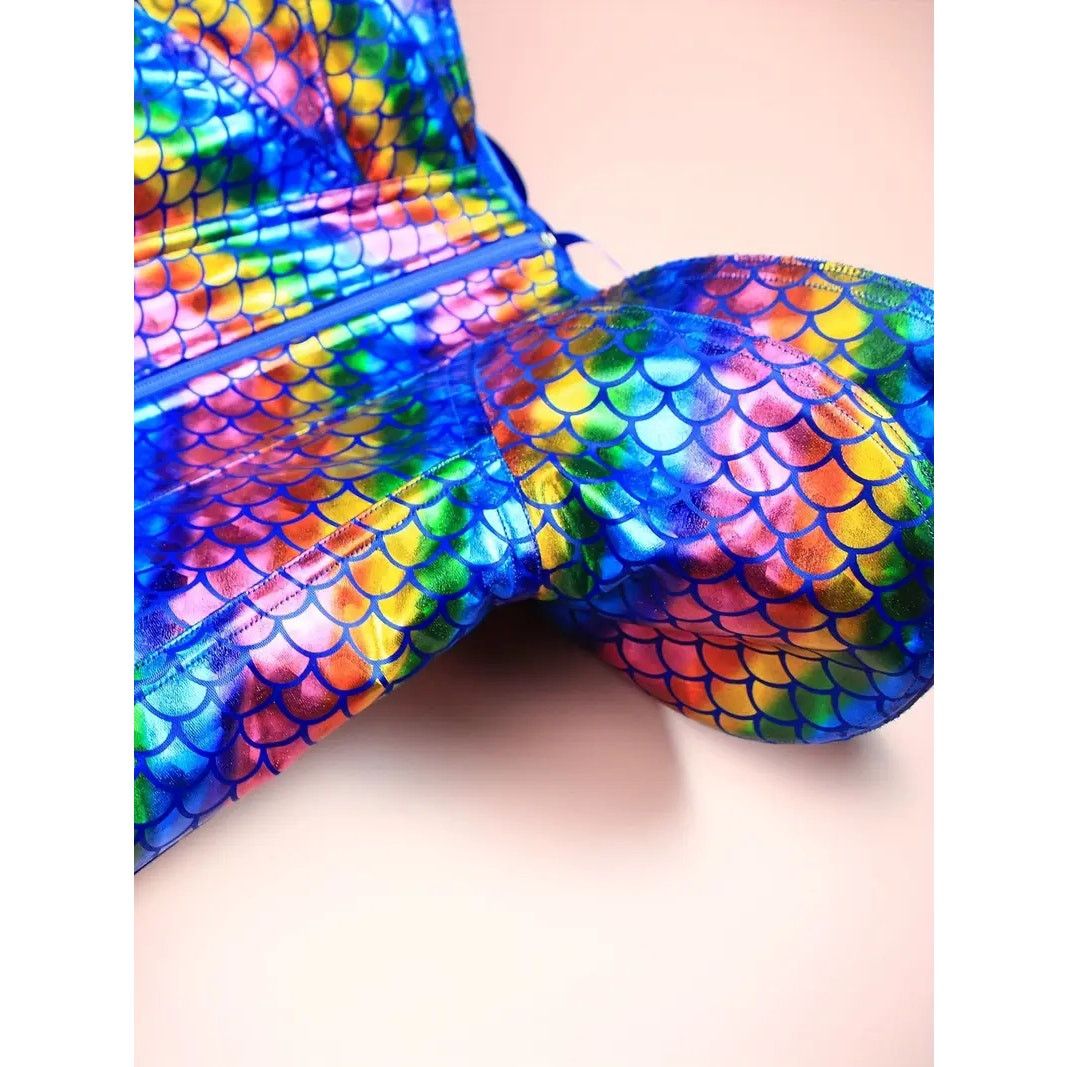 Other Rainbow Mermaid Scale Corset Holographic Festival Top S Size S / US 4 / IT 40 - 5 Thumbnail