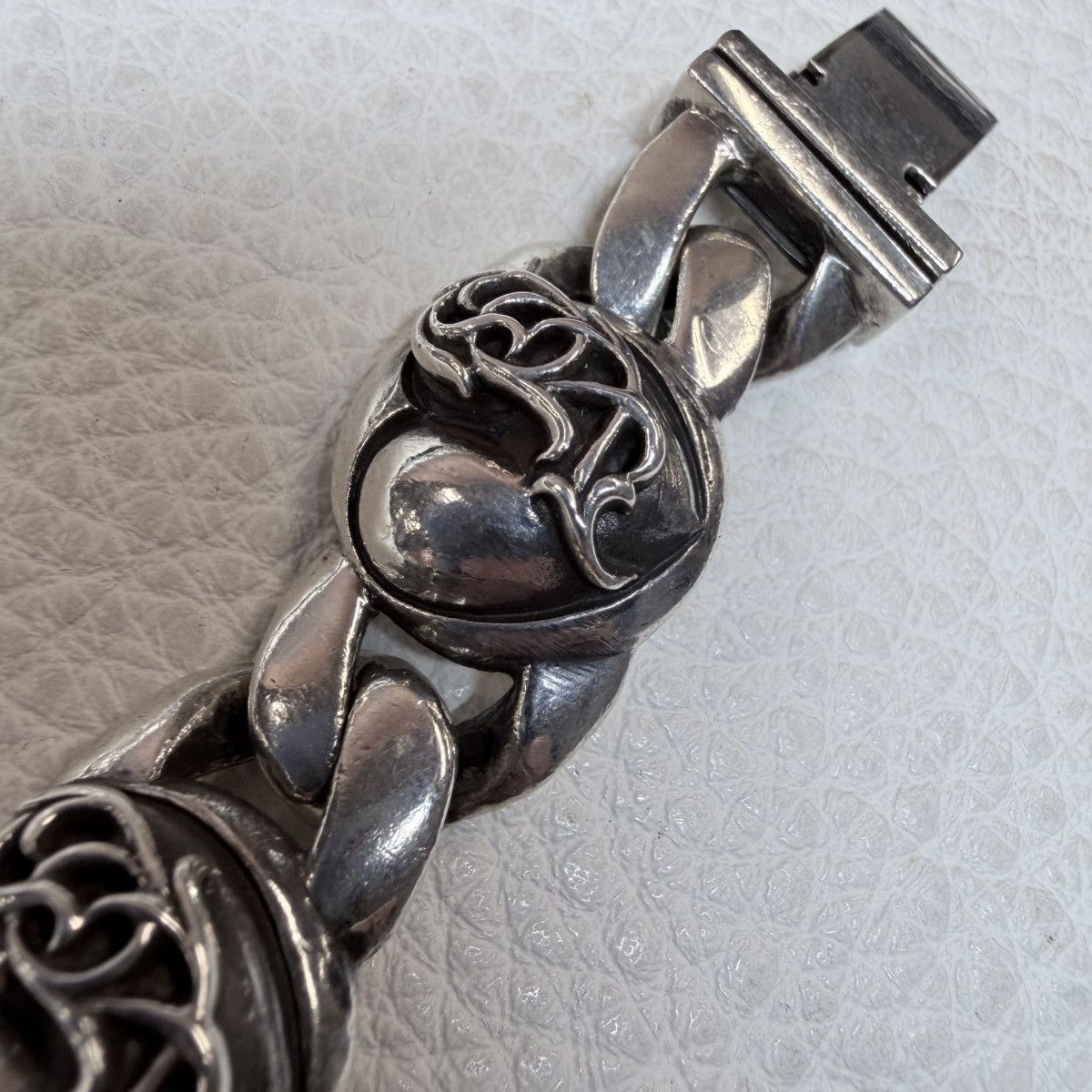 Chrome Hearts Chrome Hearts Multi Heart ID Box Bracelet Size ONE SIZE - 12 Thumbnail