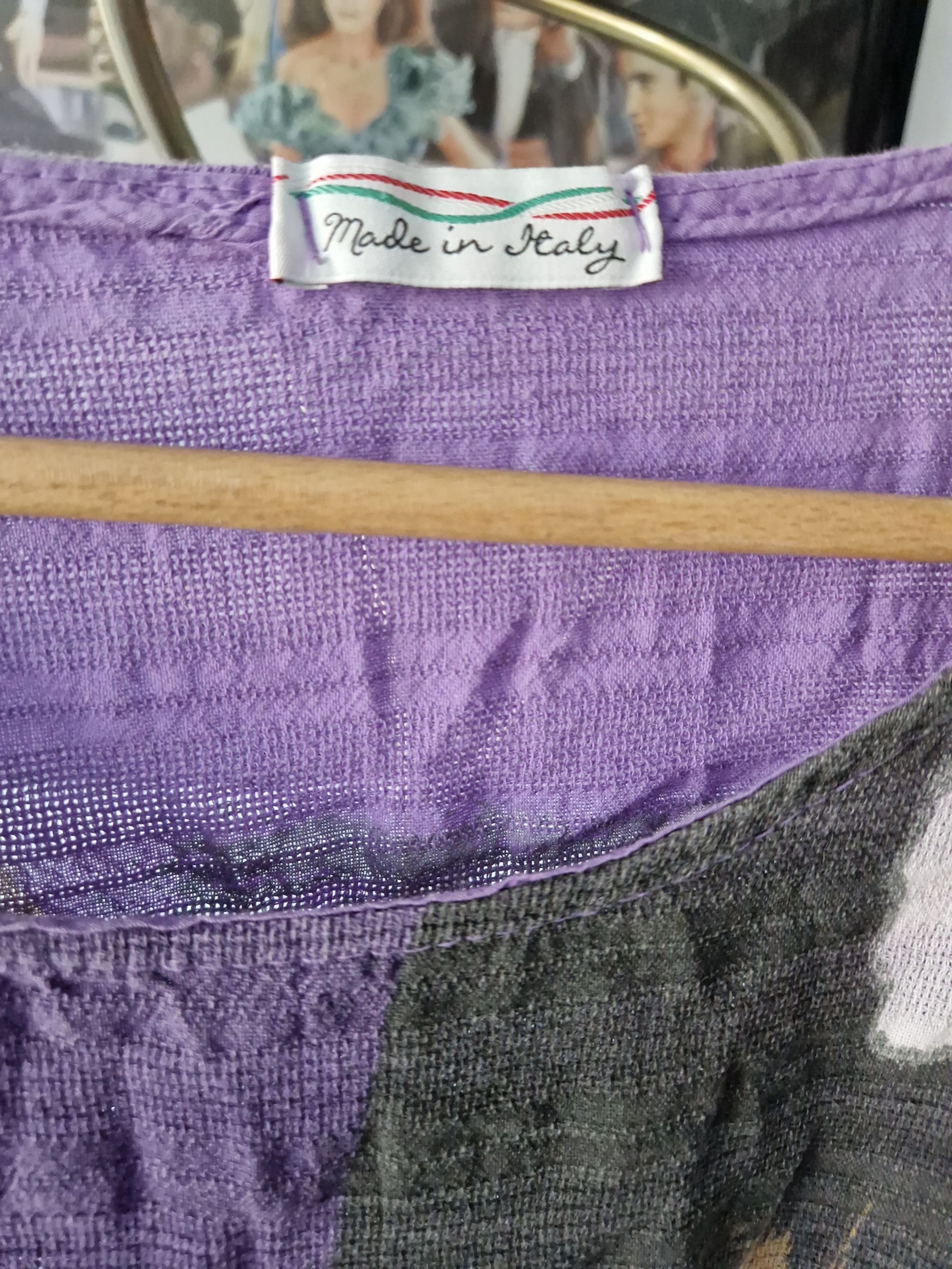 Vintage Vintage cotton retro Italy made blouse Size M / US 6-8 / IT 42-44 - 2 Thumbnail