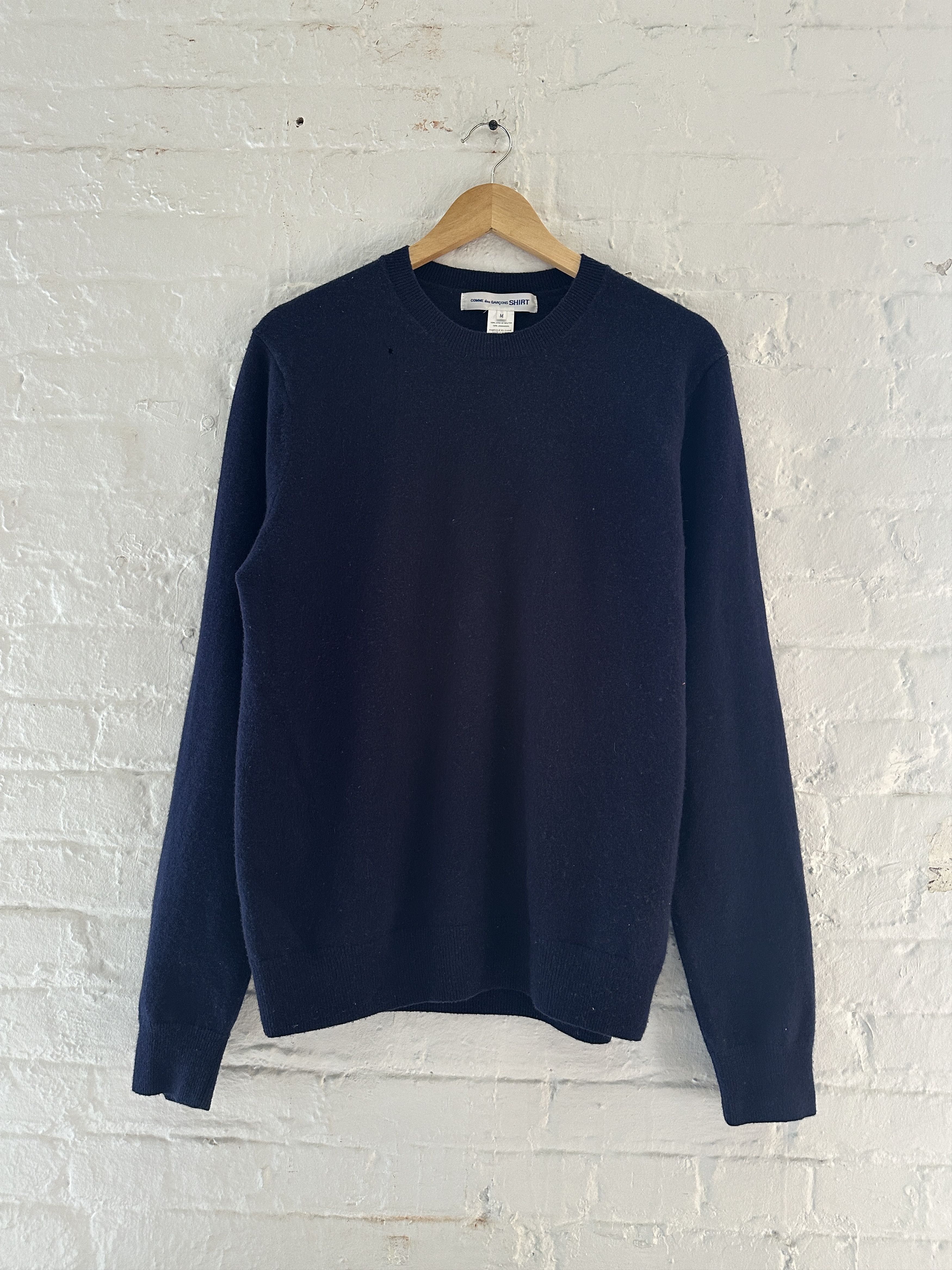 Comme des Garcons Comme des Garcons SHIRT Wool Paneled Knit Sweater Size US XL / EU 56 / 4 - 8 Thumbnail