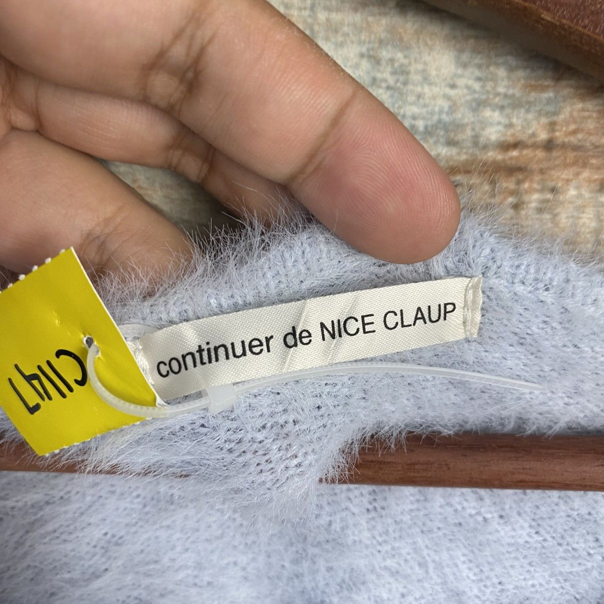 Other DL Nice Claup Blue Mohair shaggy fur Knitwear #C1147 Size S / US 4 / IT 40 - 10 Thumbnail