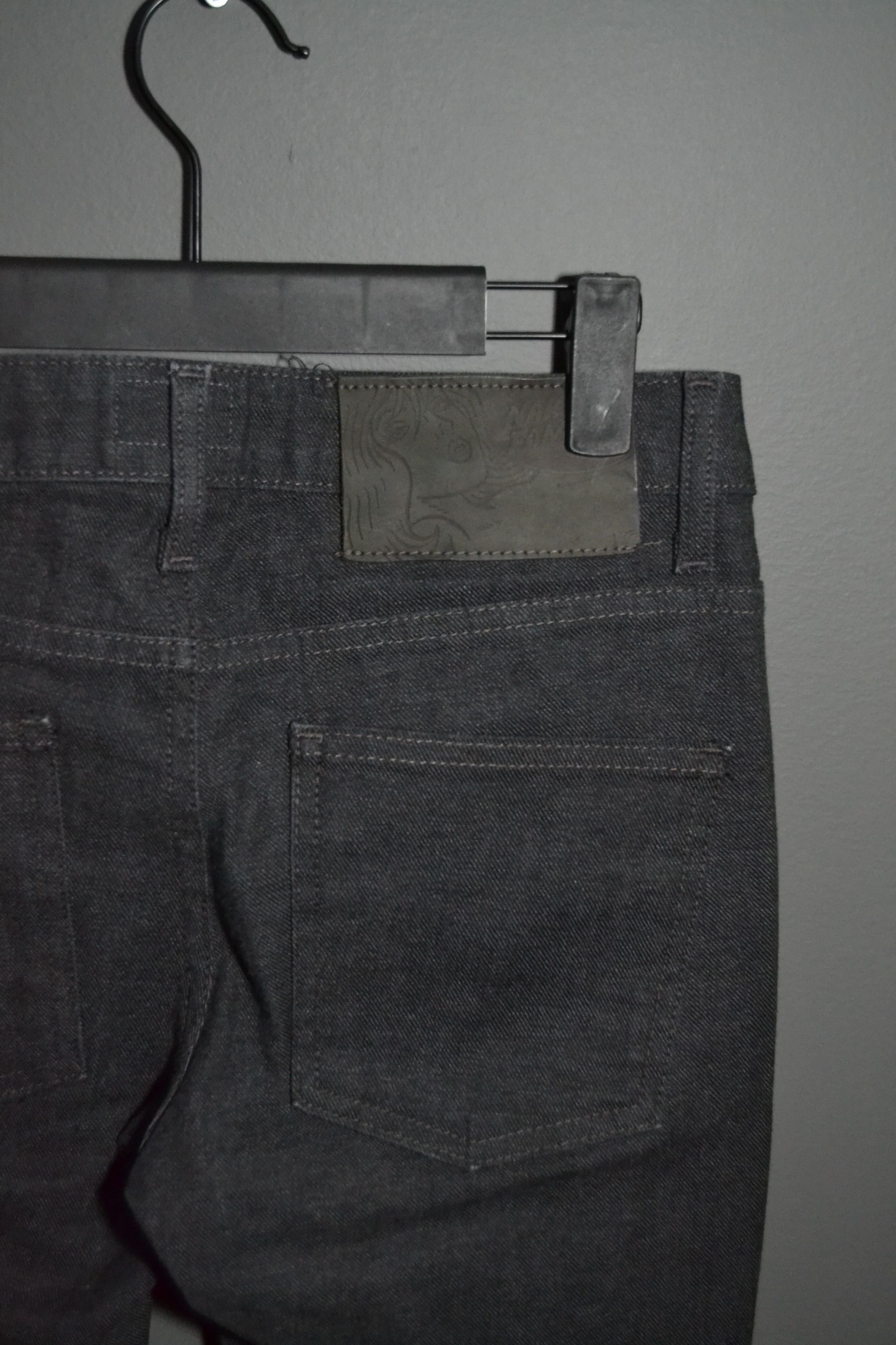 Naked & Famous Naked & Famous Charcoal Stretch Gray 29 Skinny Guy Jeans Size US 29 - 4 Thumbnail