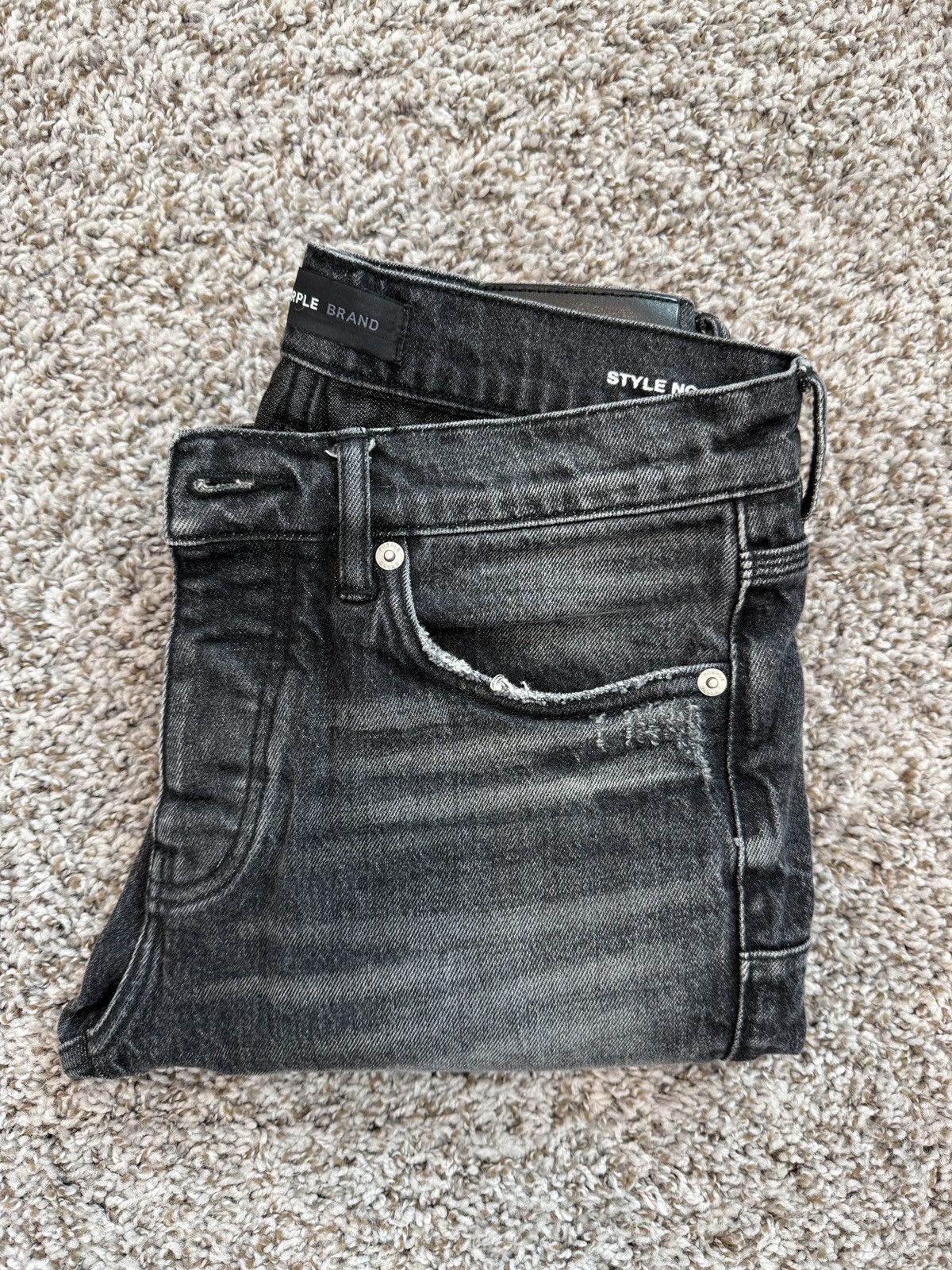 Purple Brand PURPLE BRAND JEAN - BLACK Size US 29 - 6 Thumbnail