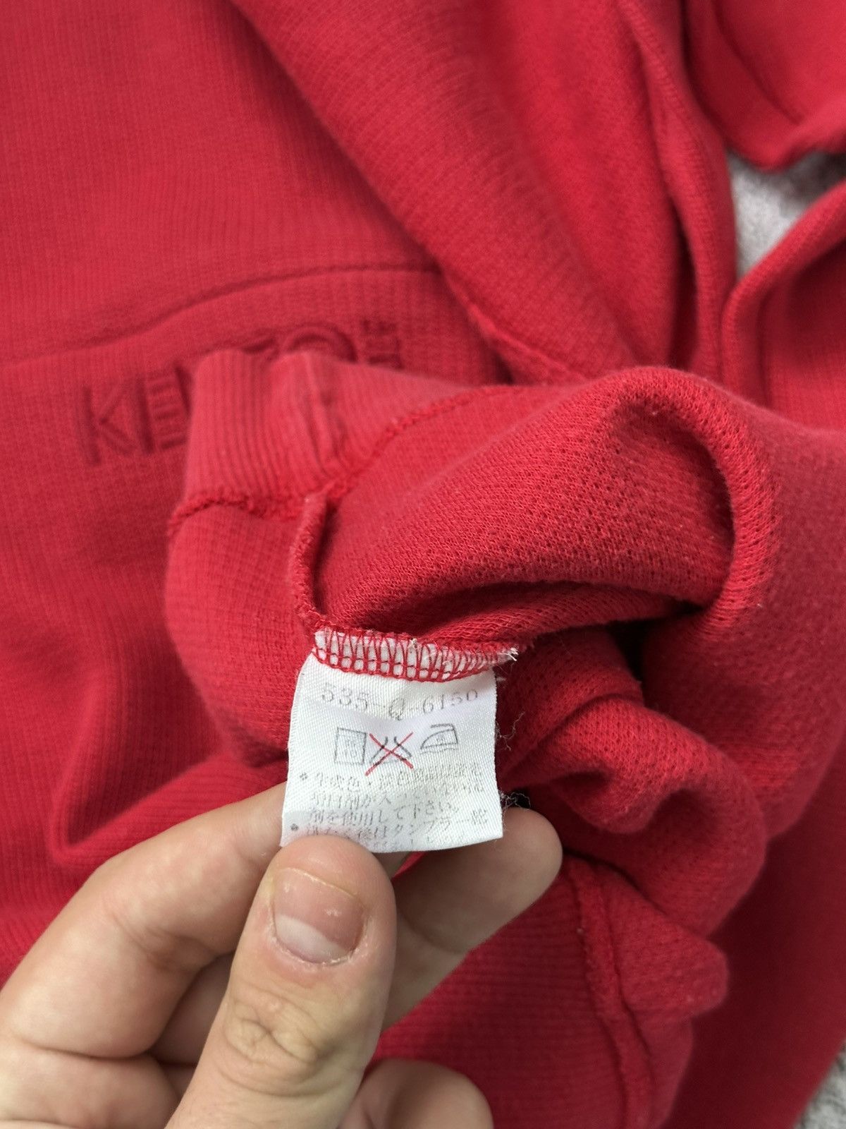 Kenzo Kenzo Golf Sweatshirt Embroidered Logo Red Japan Fit Size US M / EU 48-50 / 2 - 9 Thumbnail