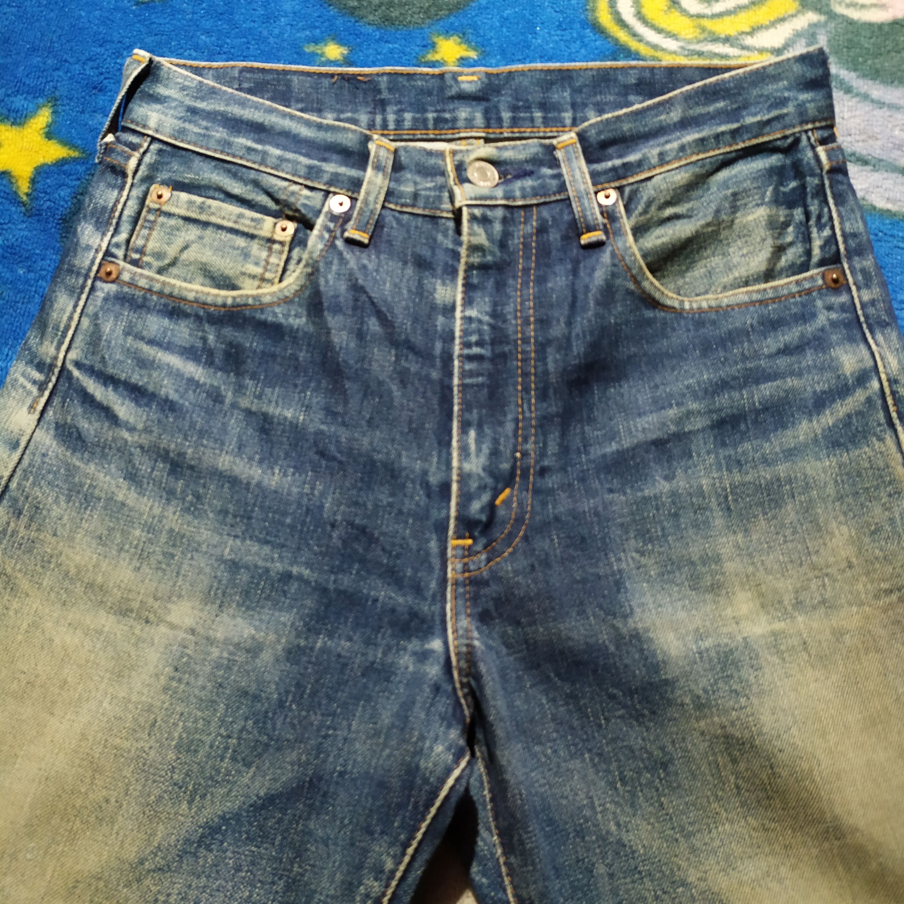 LVC × Levi's × Levi's Vintage Clothing 90's Levi's 502xx Big E Selvedge Size US 29 - 6 Thumbnail