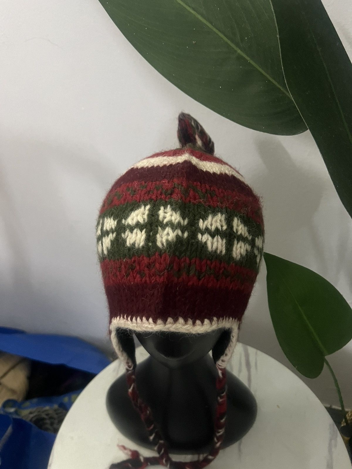 Vintage VINTAGE EAR FLAT NAVAJO WOOL BEANIE HAT Size ONE SIZE - 2 Thumbnail